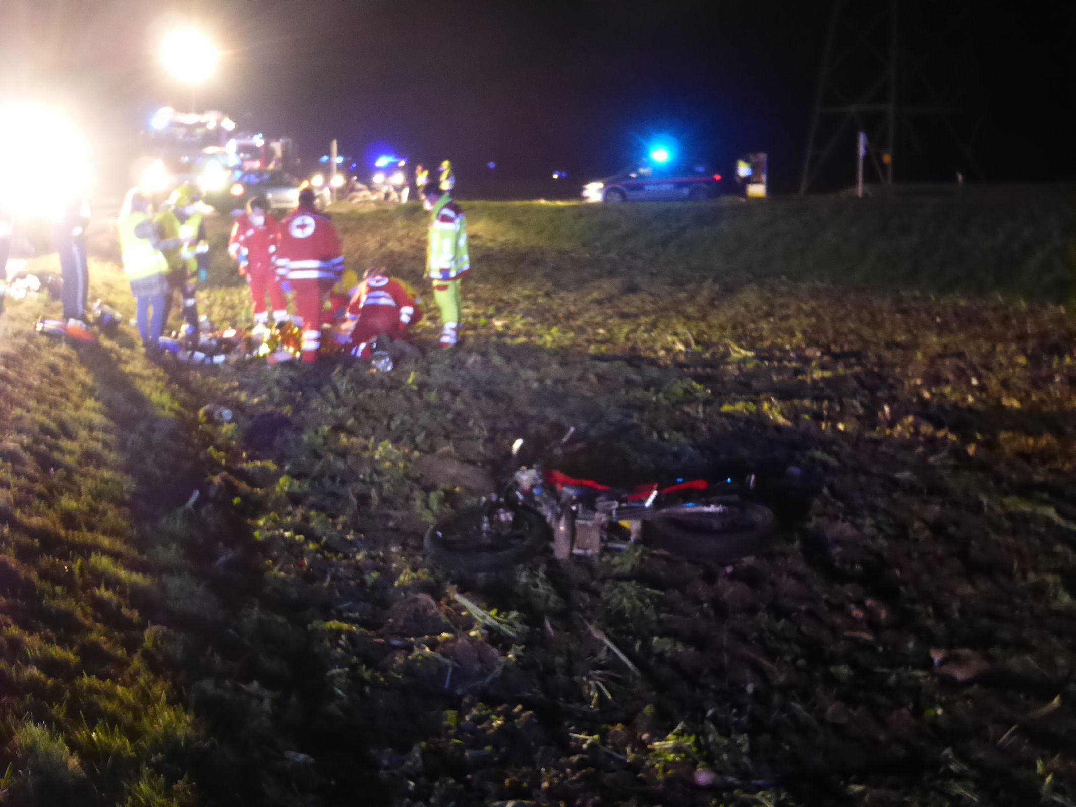 Ein Foto vom Rettungseinsatz.