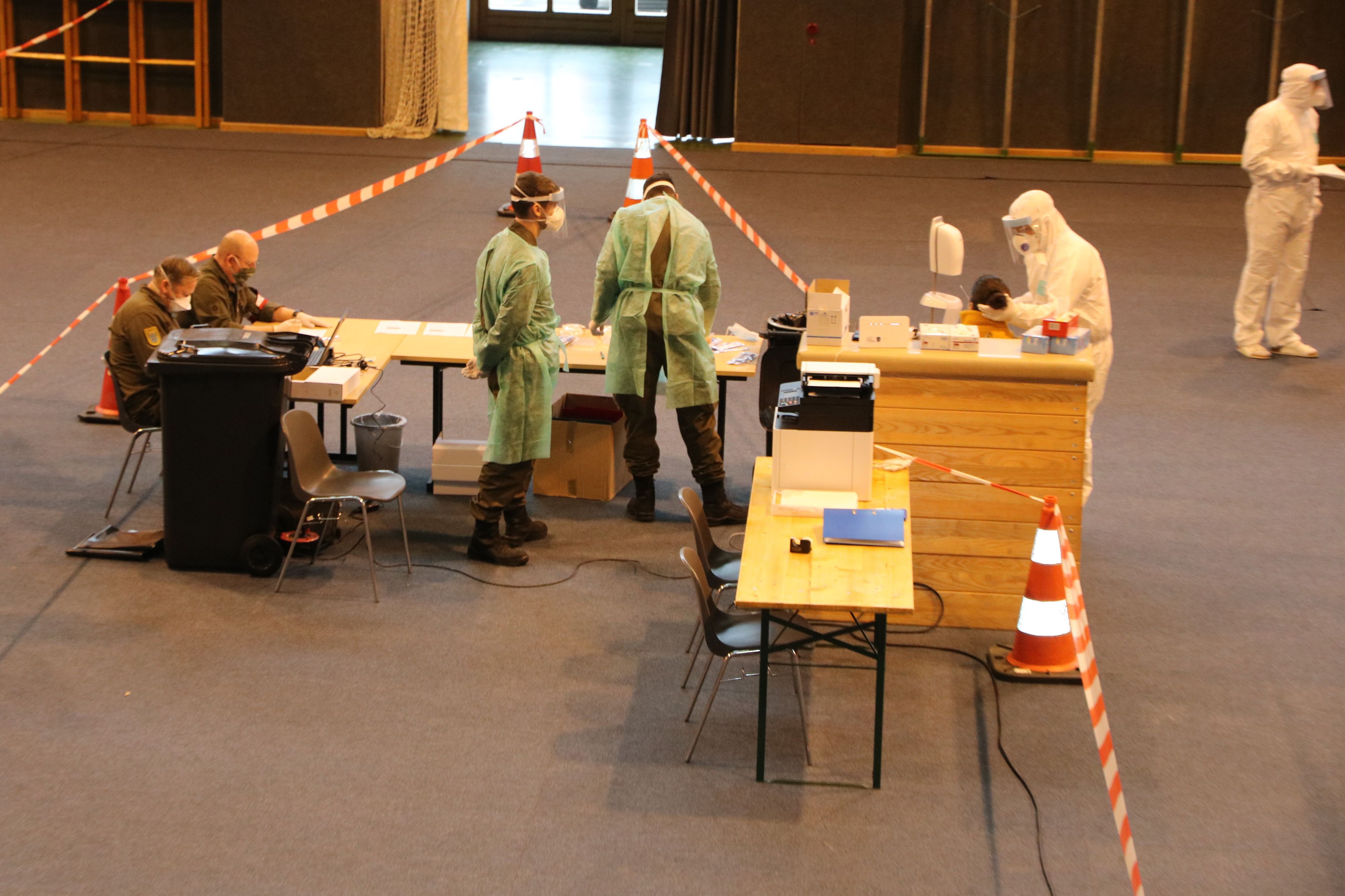 Bundesheer startete Massentests für das Schulpersonal