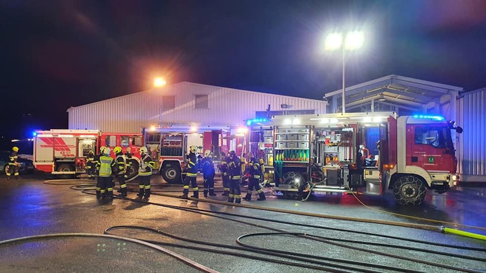 Bilder des Feuerwehreinsatzes in Kammern im Liesingtal am 6. Dezember 2020