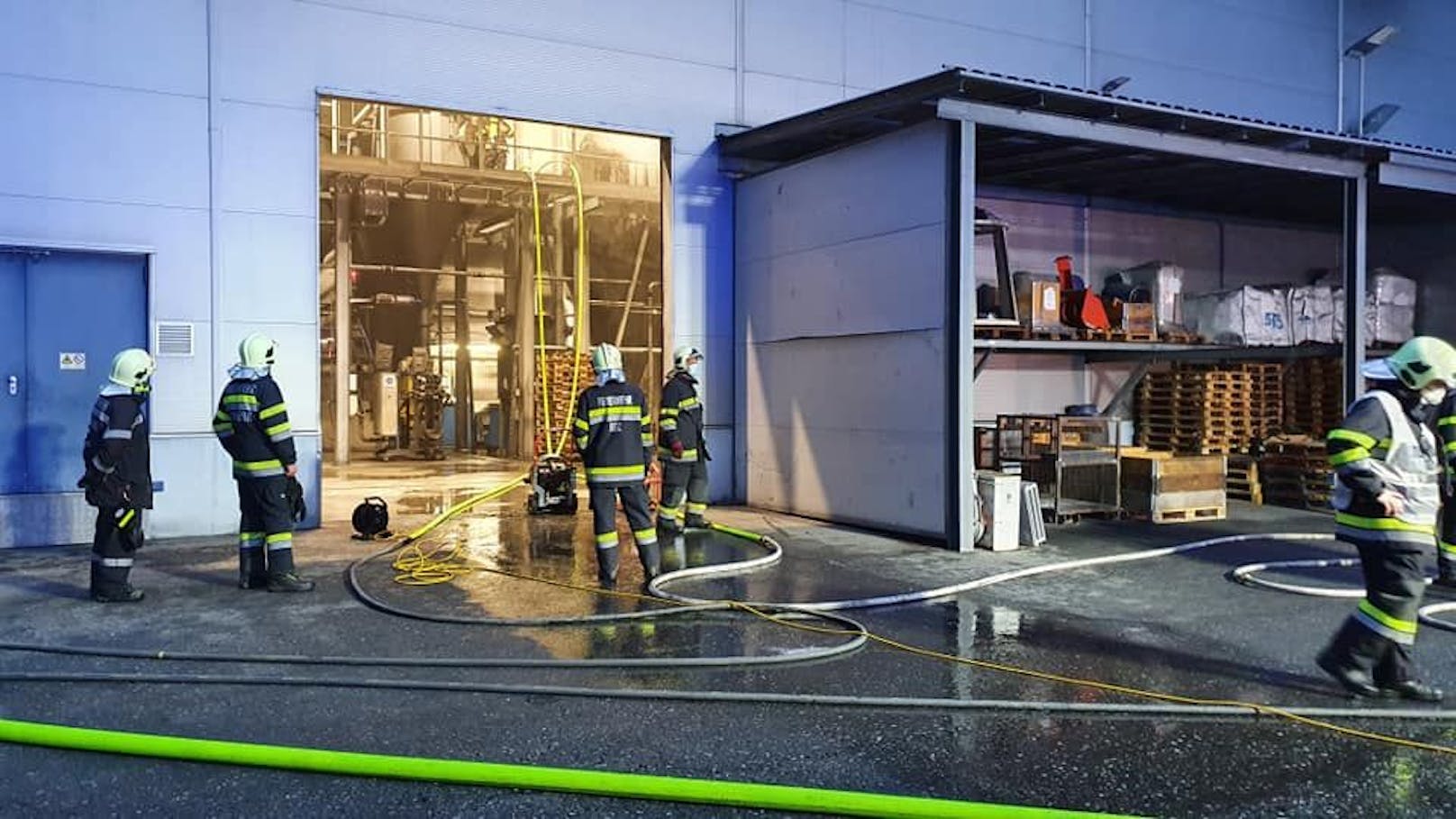Bilder des Feuerwehreinsatzes in Kammern im Liesingtal am 6. Dezember 2020