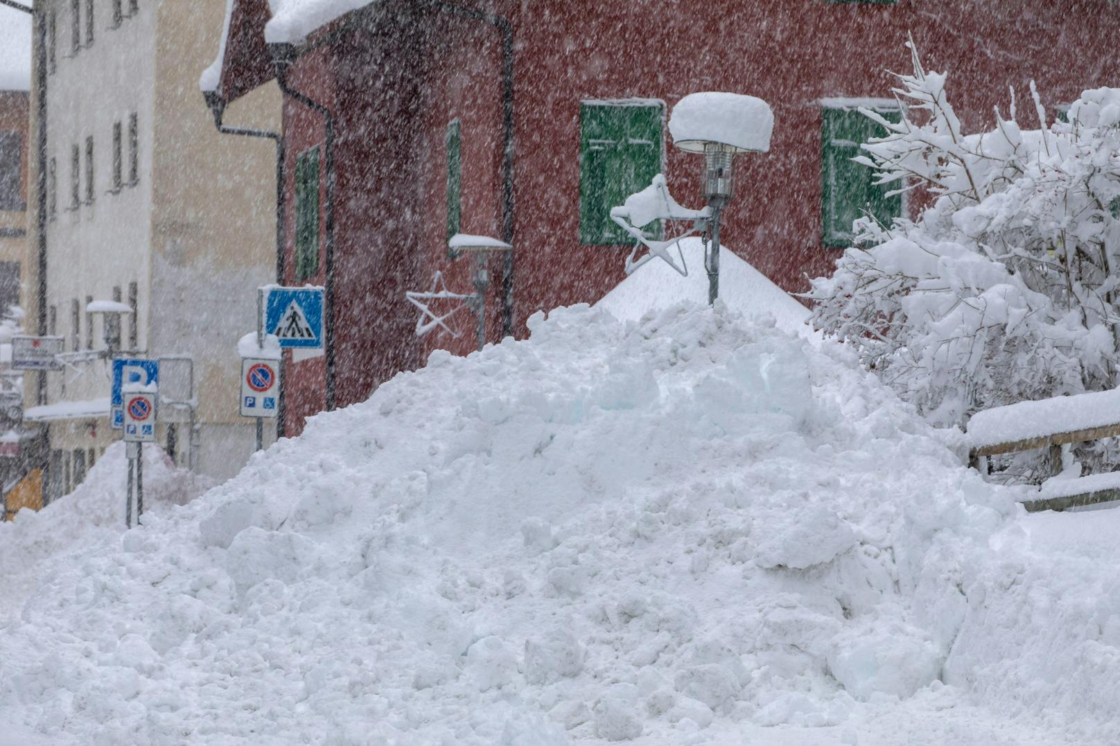 Schnee-Chaos in Südtirol