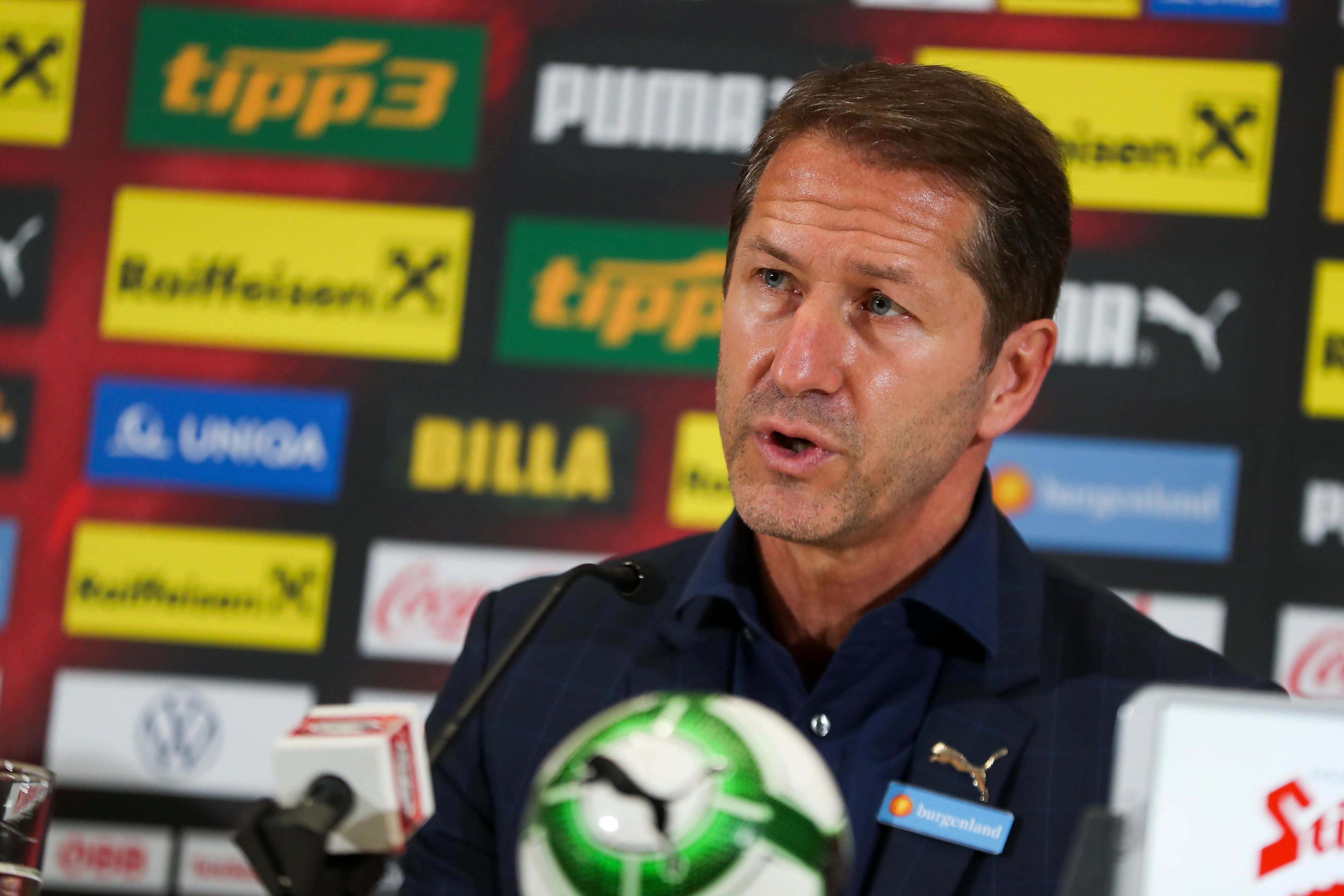 Teamchef Franco Foda ist zufrieden mit der Quali-Gruppe. 