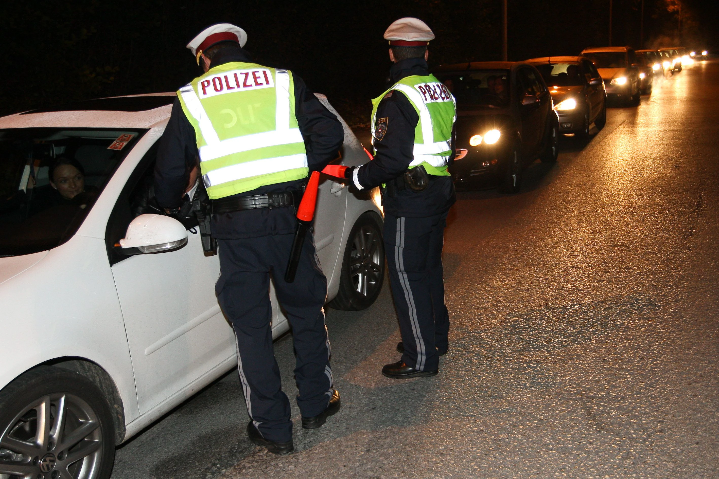 Polizeikontrolle (Archivfoto)