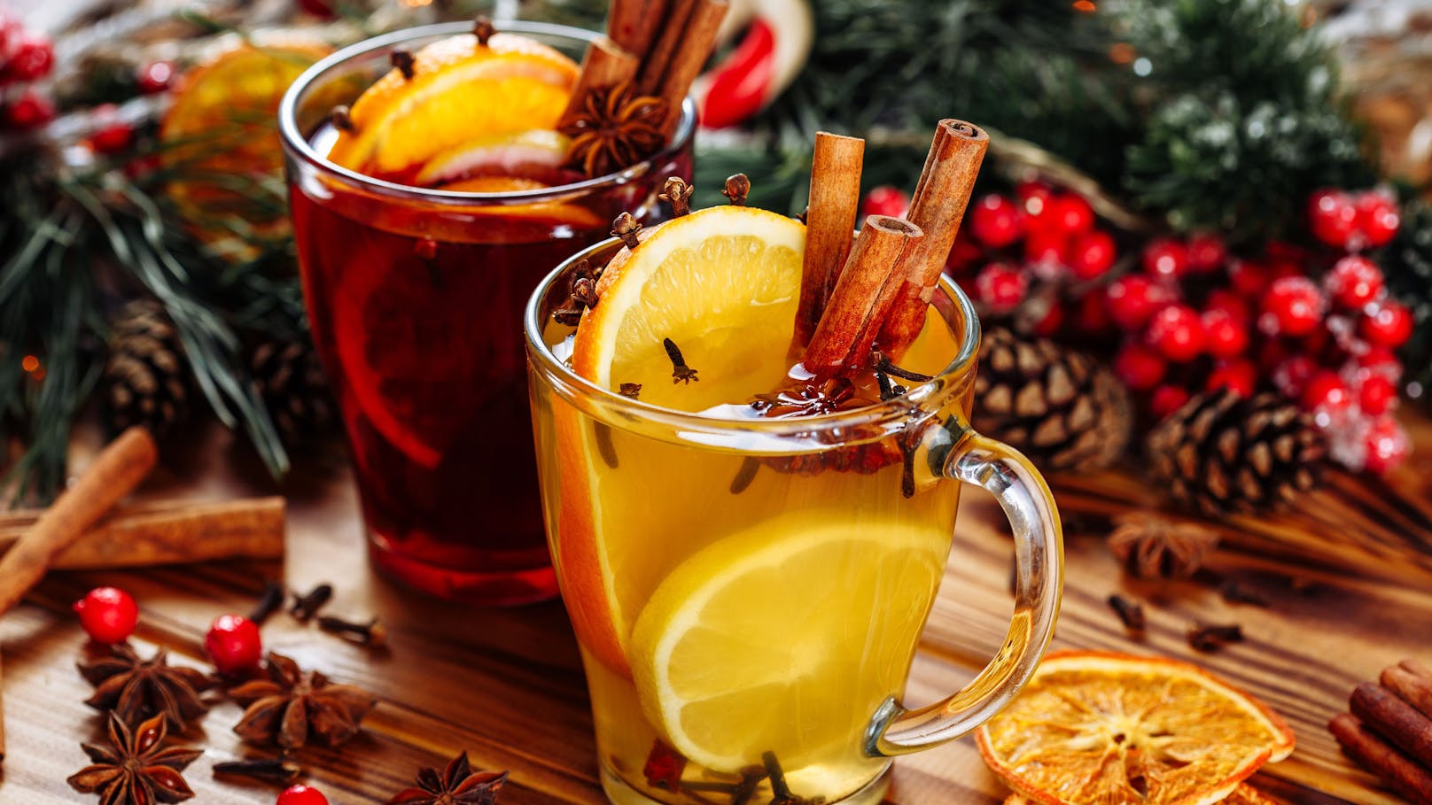 Weißer Glühwein