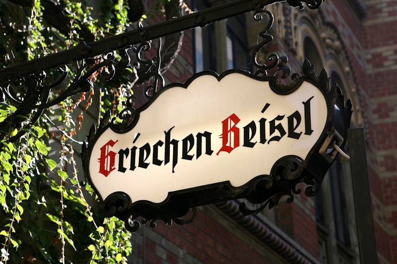Das "Griechenbeisl" existiert seit 573 Jahren.