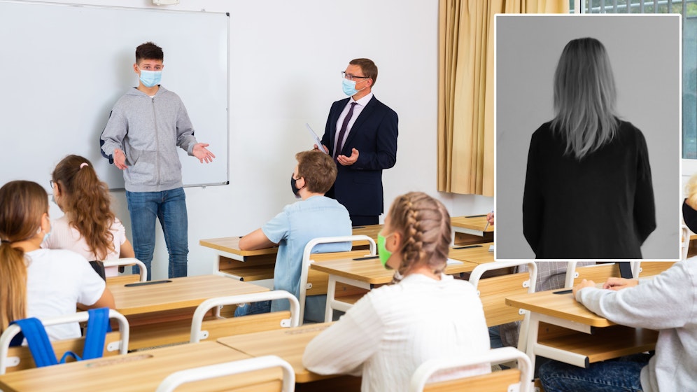 Laut Denise P. dürfen die Schüler ihre Masken nicht abnehmen.