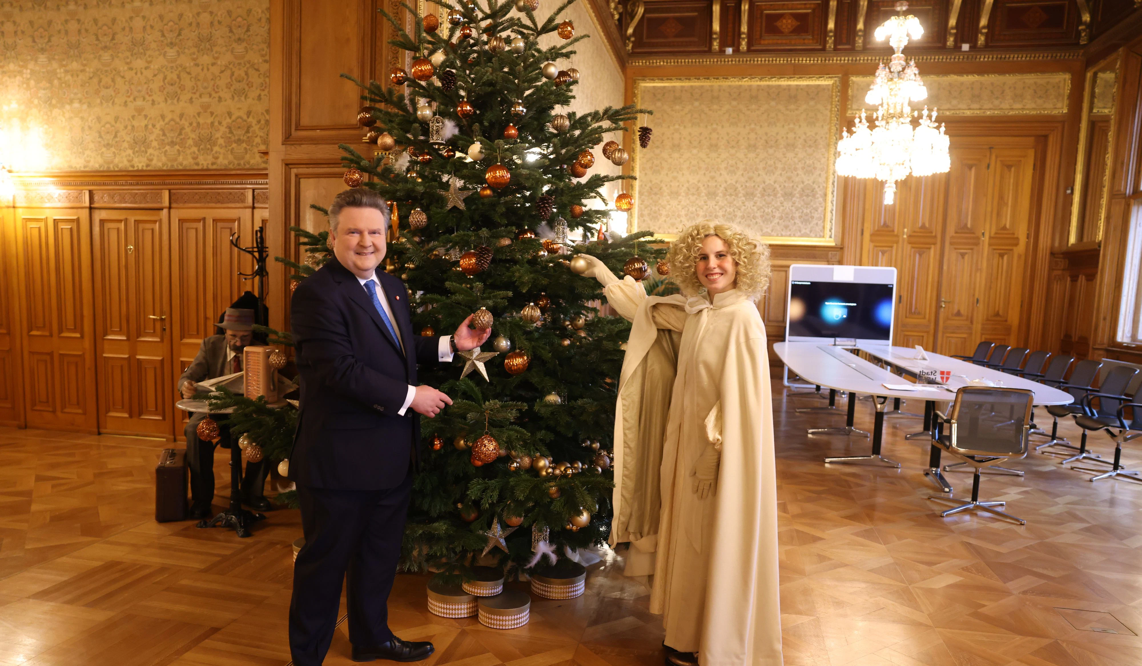 Für den Bürgermeister war der Besuch von Tanja ein Zeichen für Optimismus.