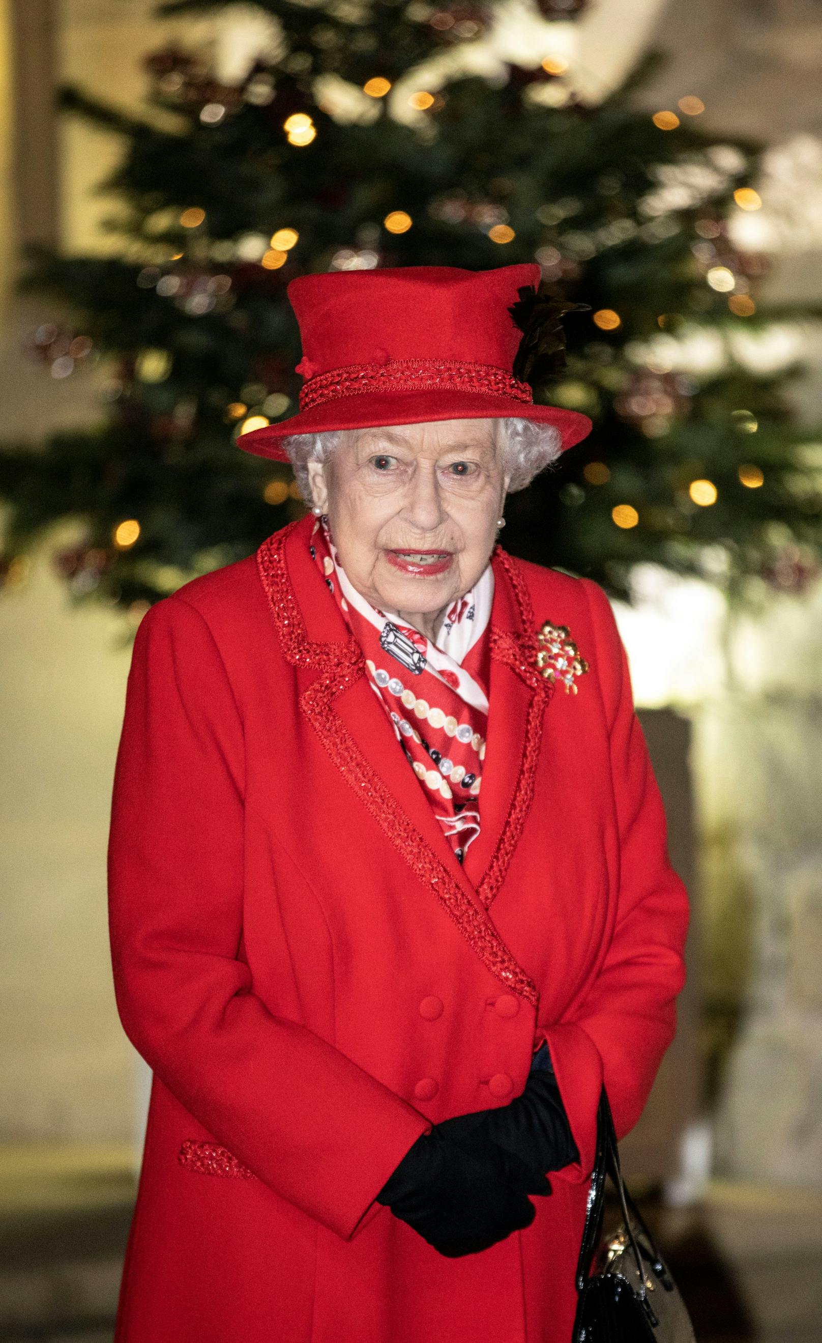 Die Familie traf sich auf auf Schloss Windsor.