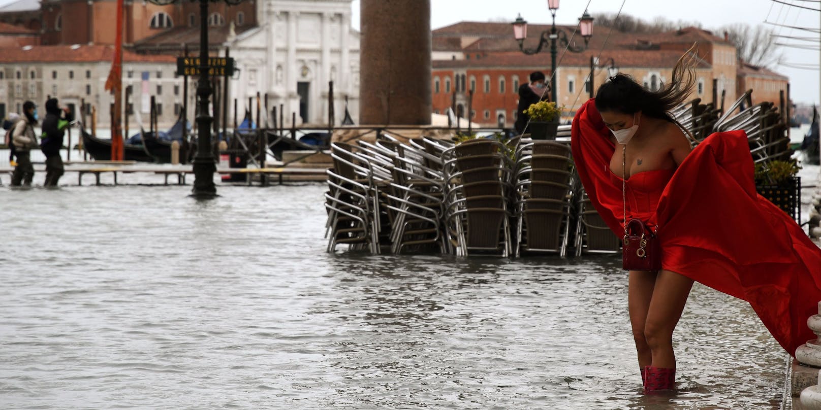 Touristenmetropole unter Wasser: Land unter in Venedig