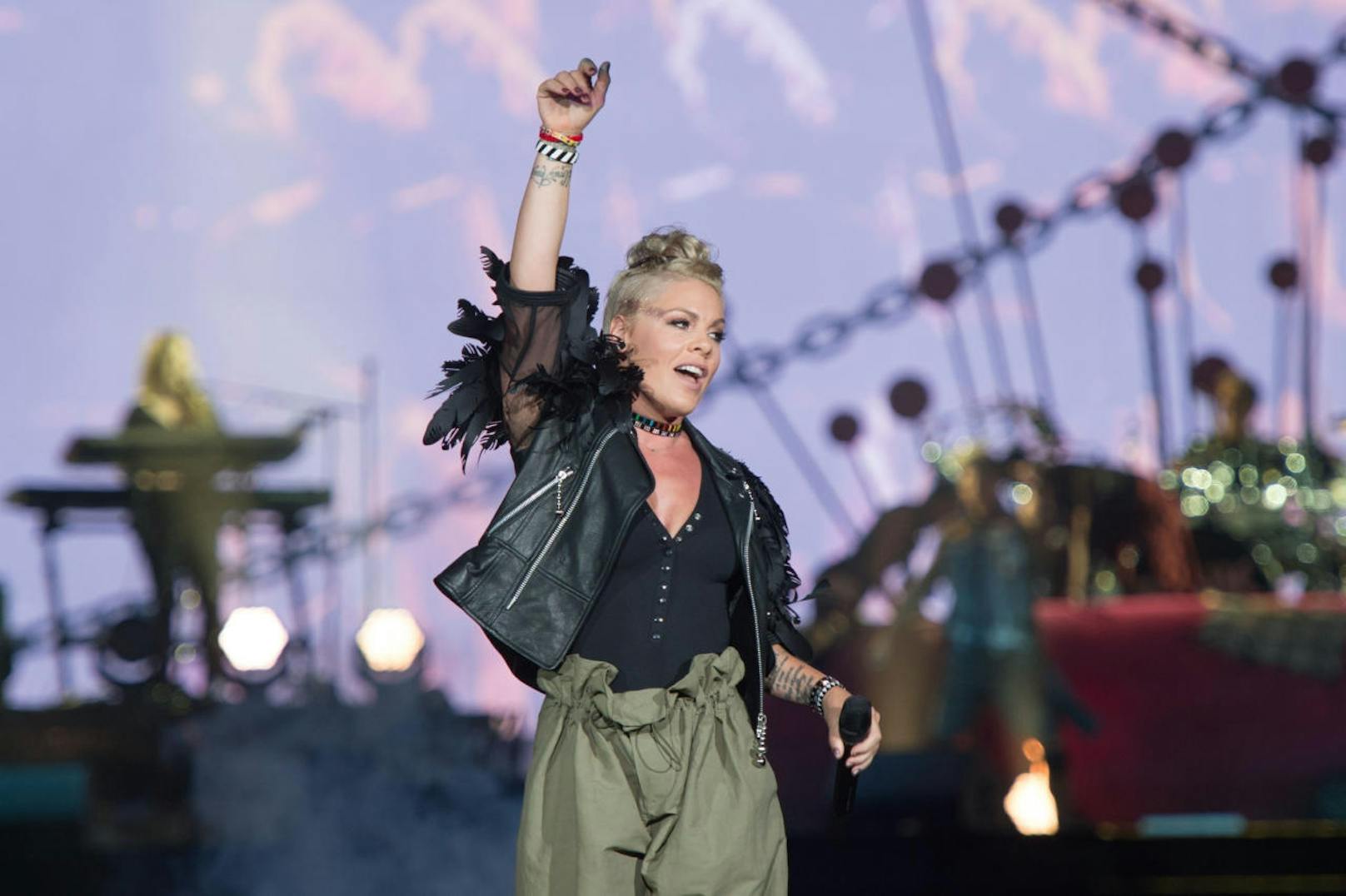 Pink bei einem Konzert am 7. Juli 2017 in Quebec