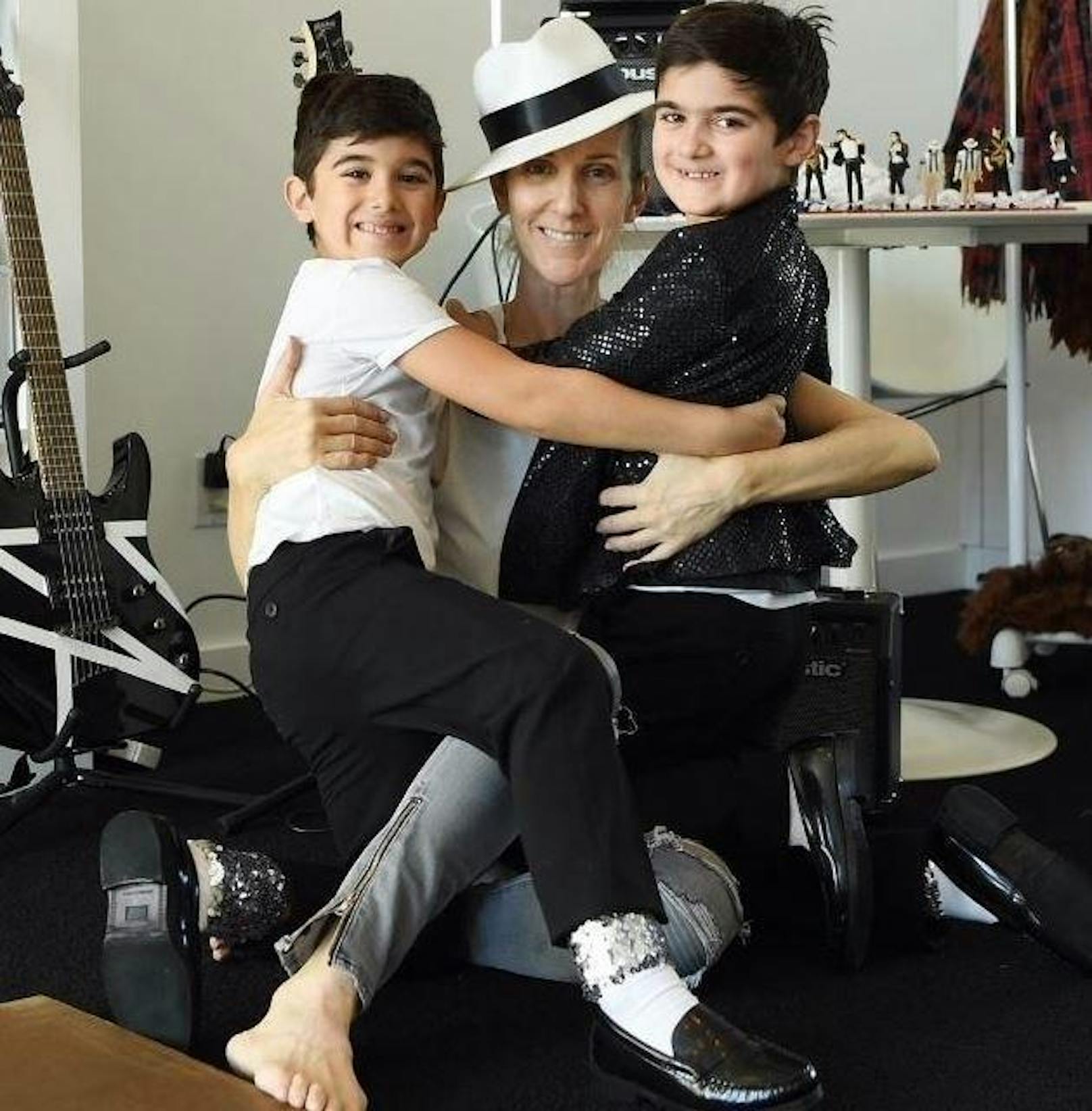 24.10.2017: Celine Dion gratuliert ihren beiden Söhnen, die heute sieben Jahre alt geworden ist, zum Geburtstag.