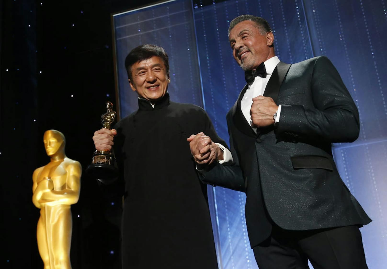 Jackie Chan und Sylvester Stallone