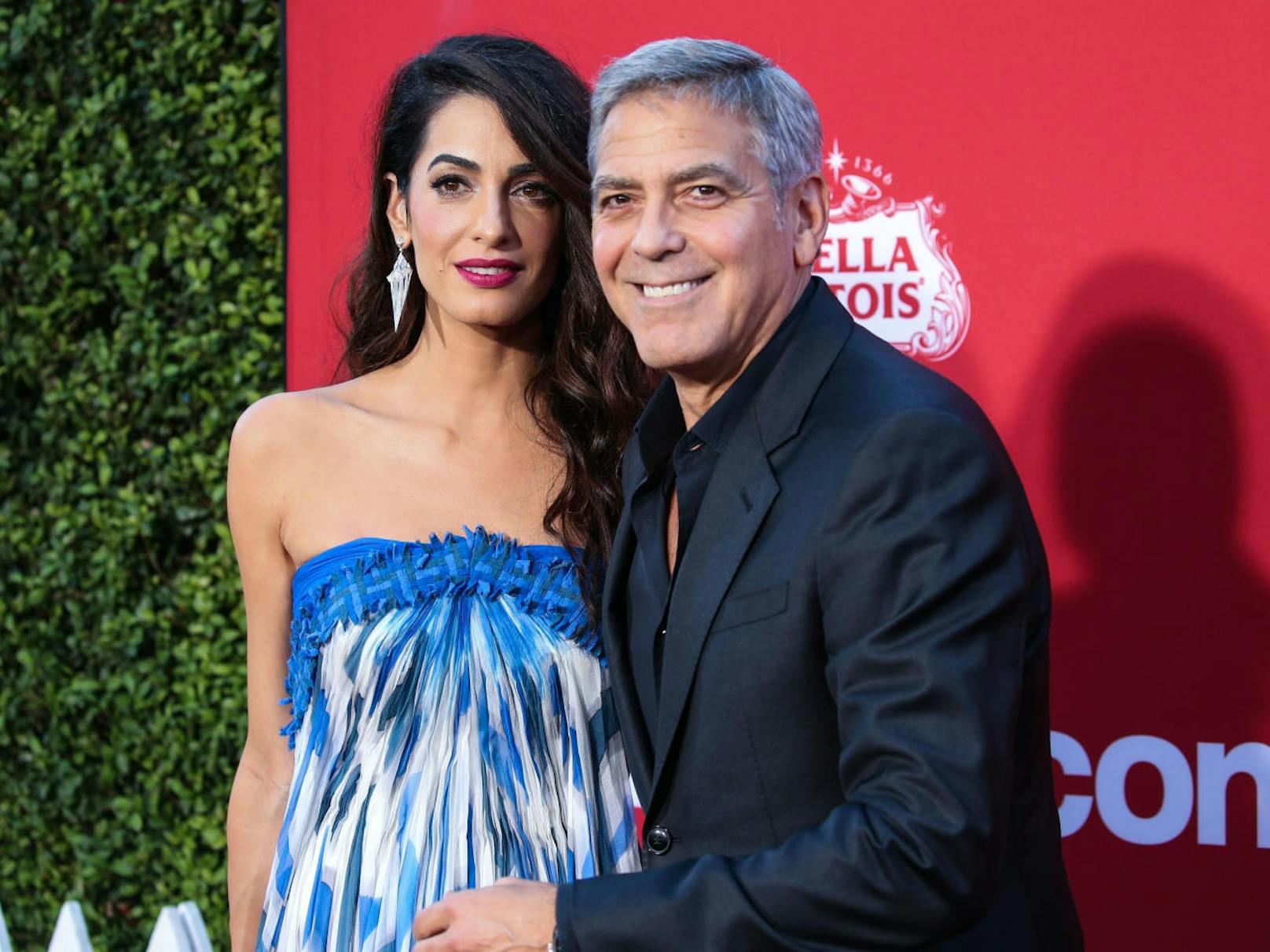 Amal und George Clooney am 22. Oktober 2017 bei der Los Angeles Premiere von "Suburbicon"