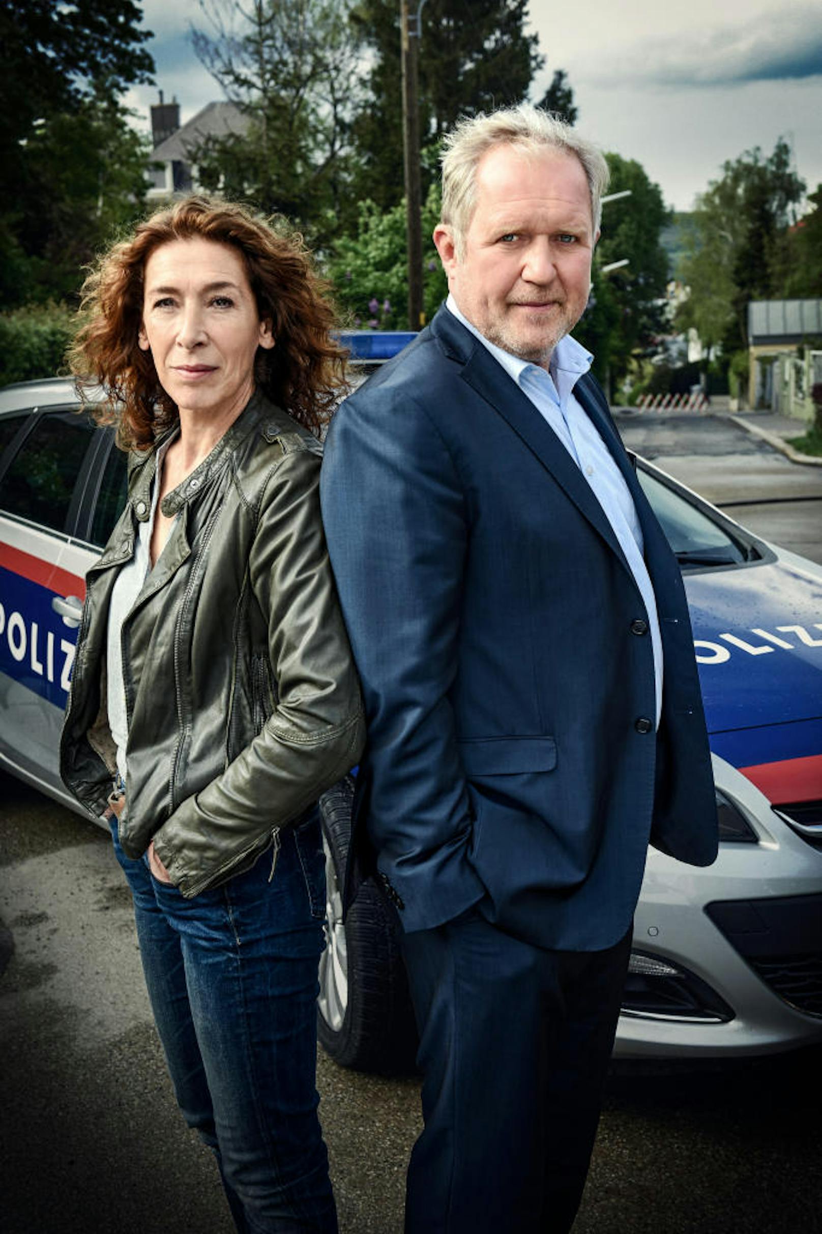 "Tatort": Adele Neuhauser (Bibi Fellner), Harald Krassnitzer (Moritz Eisner).