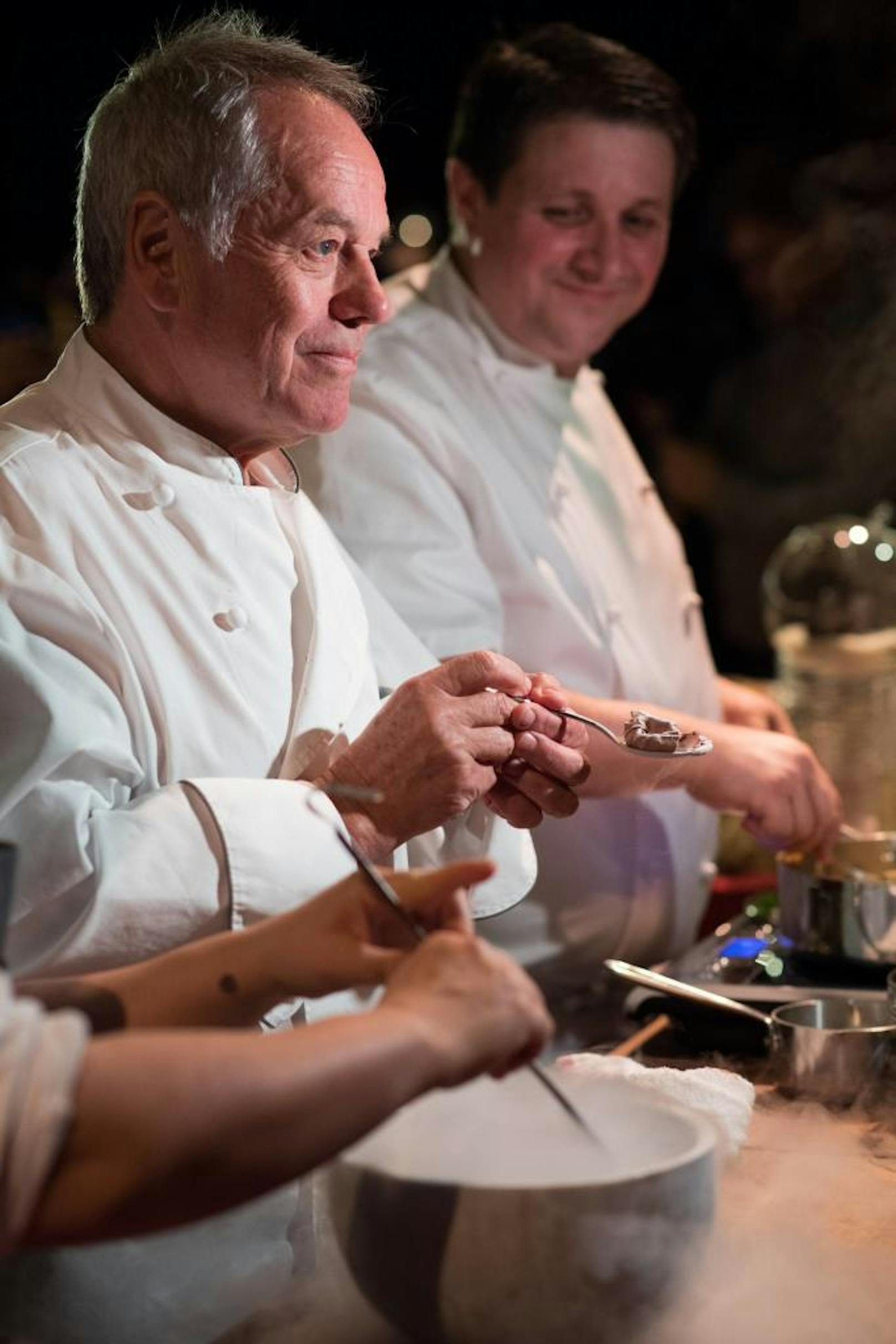 Vorbereitungen für das "Oscar"-Dinner von Wolfgang Puck.