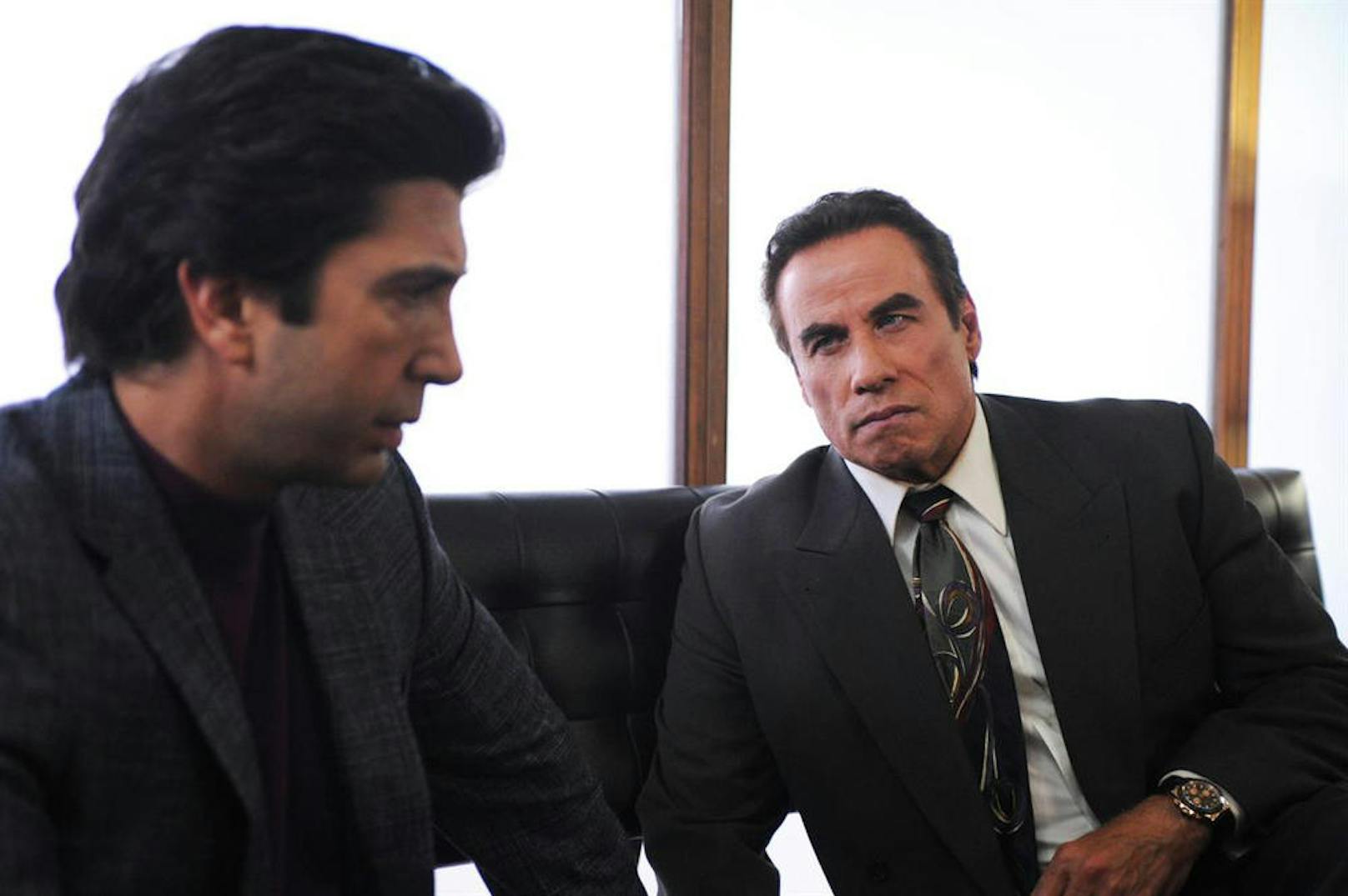 "American Crime Story: The People v. O.J. Simpson": Robert Kardashian (David Schwimmer) und Robert Shapiro (John Travolta)