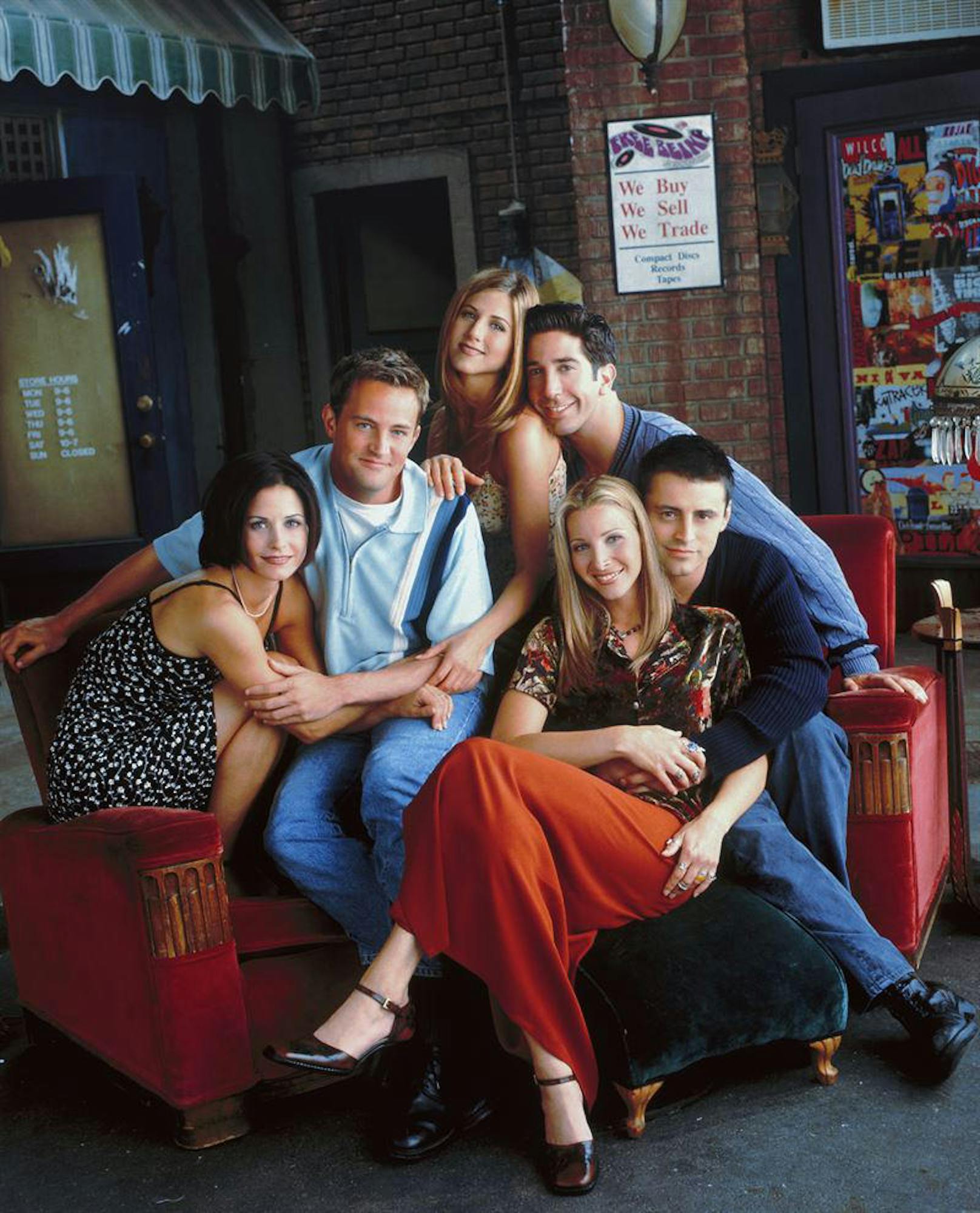 "Friends": Die Sitcom Friends wurde von 1994 bis 2004 äußerst erfolgreich in zehn Staffeln produziert.