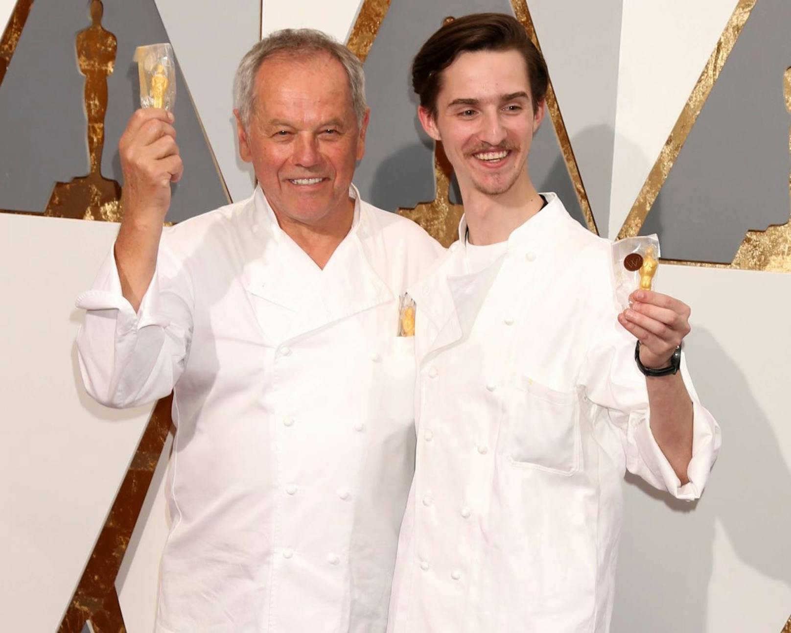 Wolfgang Puck und sein Sohn Byron Puck bei der 88. "Oscar"-Verleihung