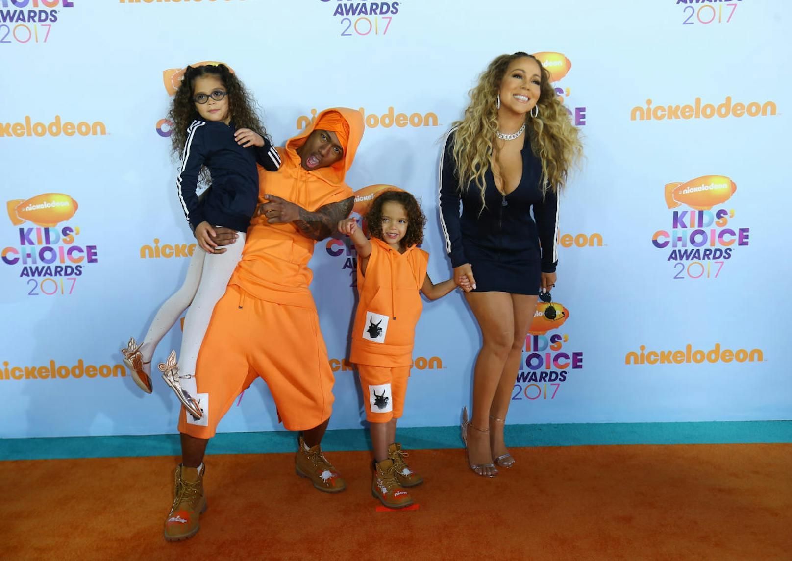 Mariah Carey und Nick Cannon mit ihren Kindern bei den "Kids Choice Awards"