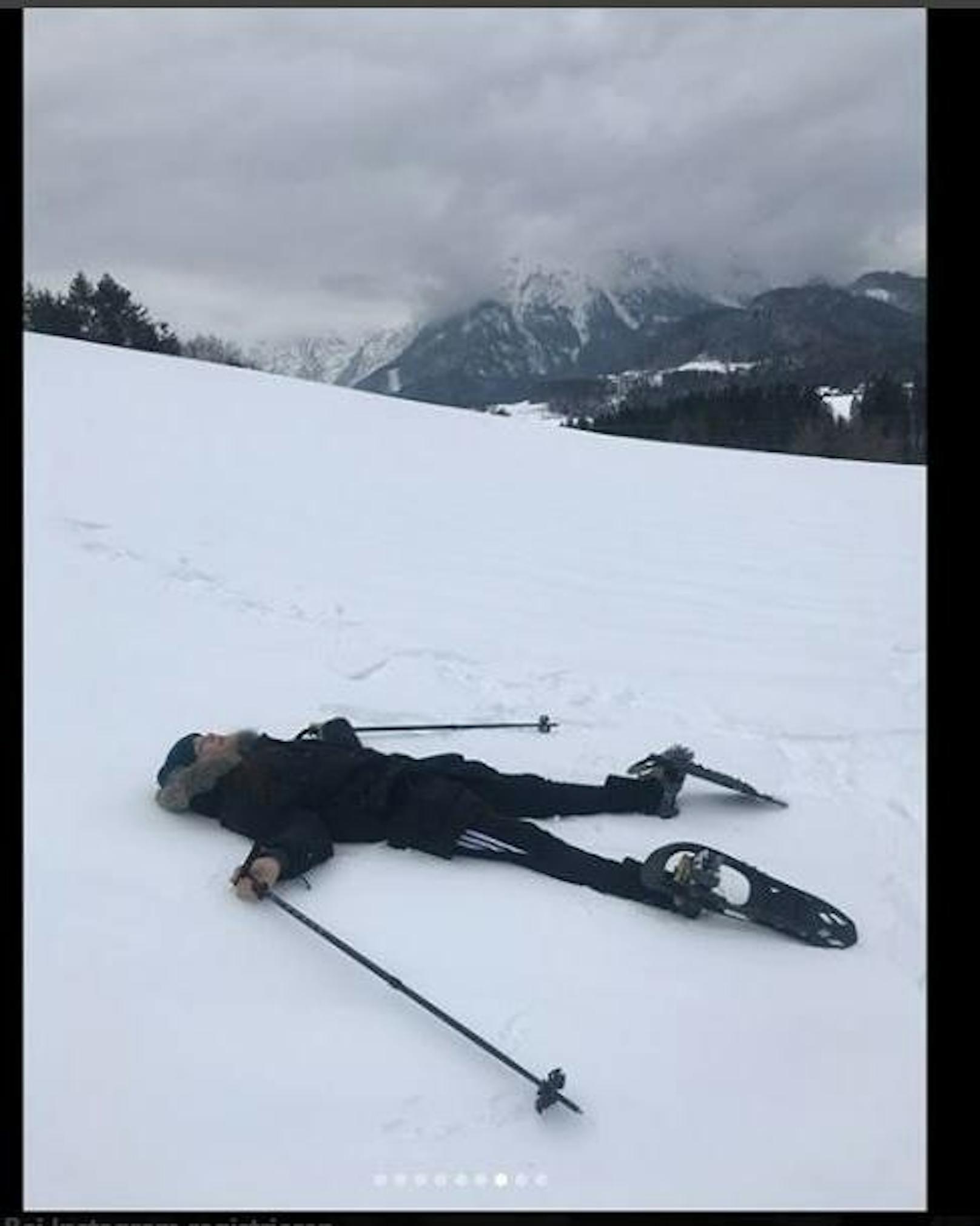 21.02.2018: Liv Tyler ist Österreich-Fan. Hier "genießt" sie den Schnee in Altaussee. Per Instagram bedankt sie sich bei Österreich. Na, dann: Gern geschehen, Liv!