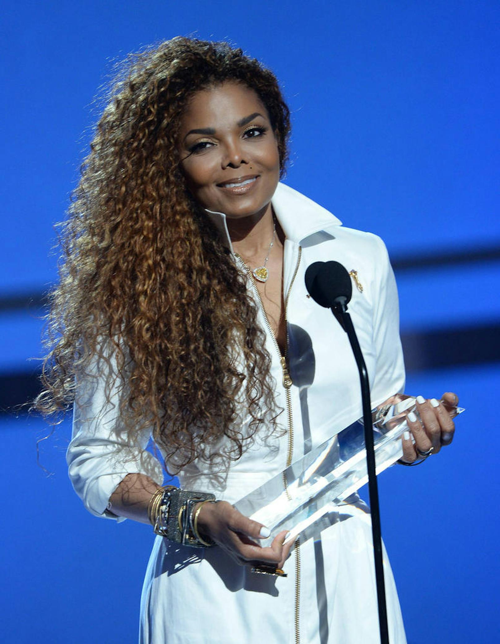 Popstar Janet Jackson wird geehrt.