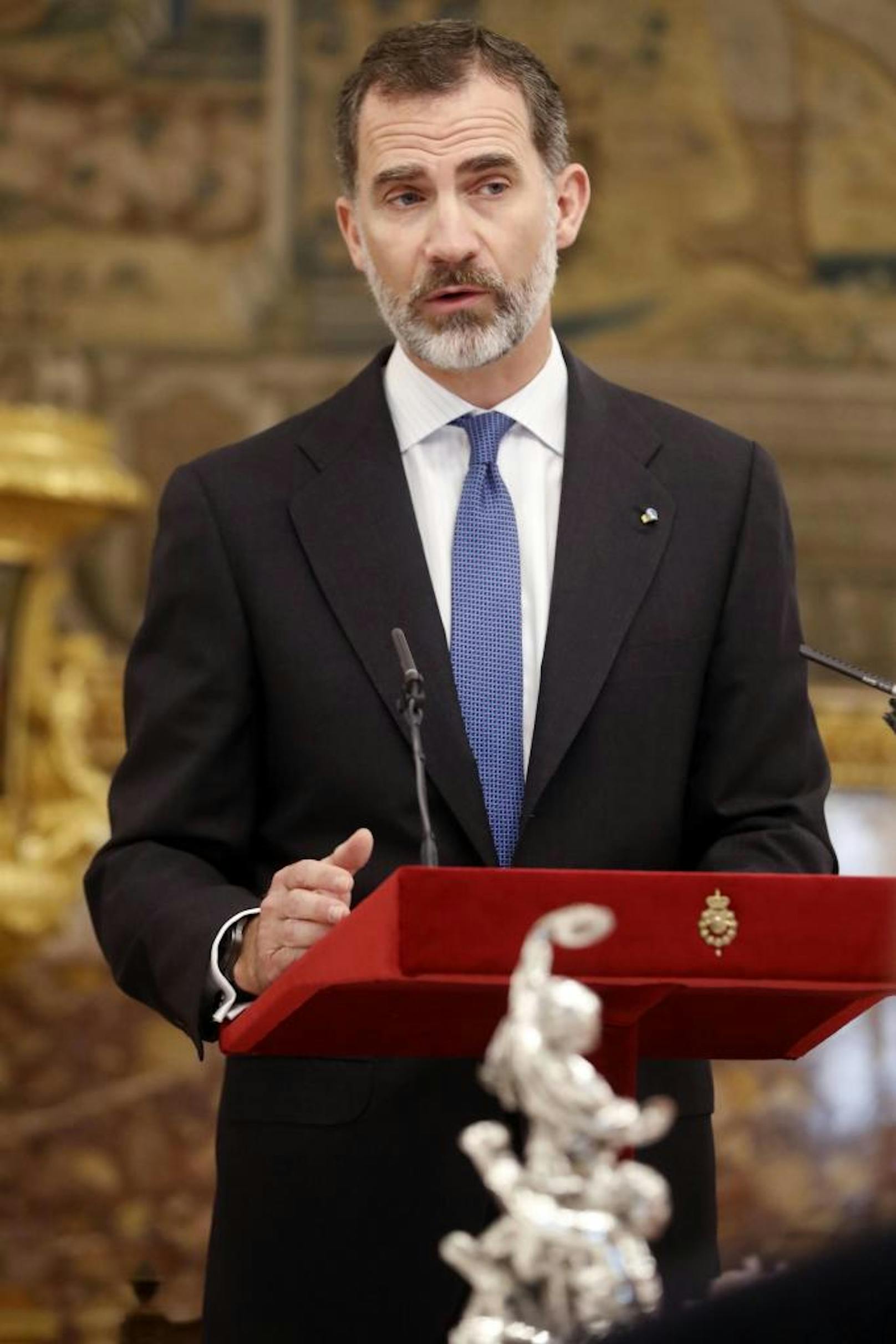 Spaniens König Felipe VI, April 2017.