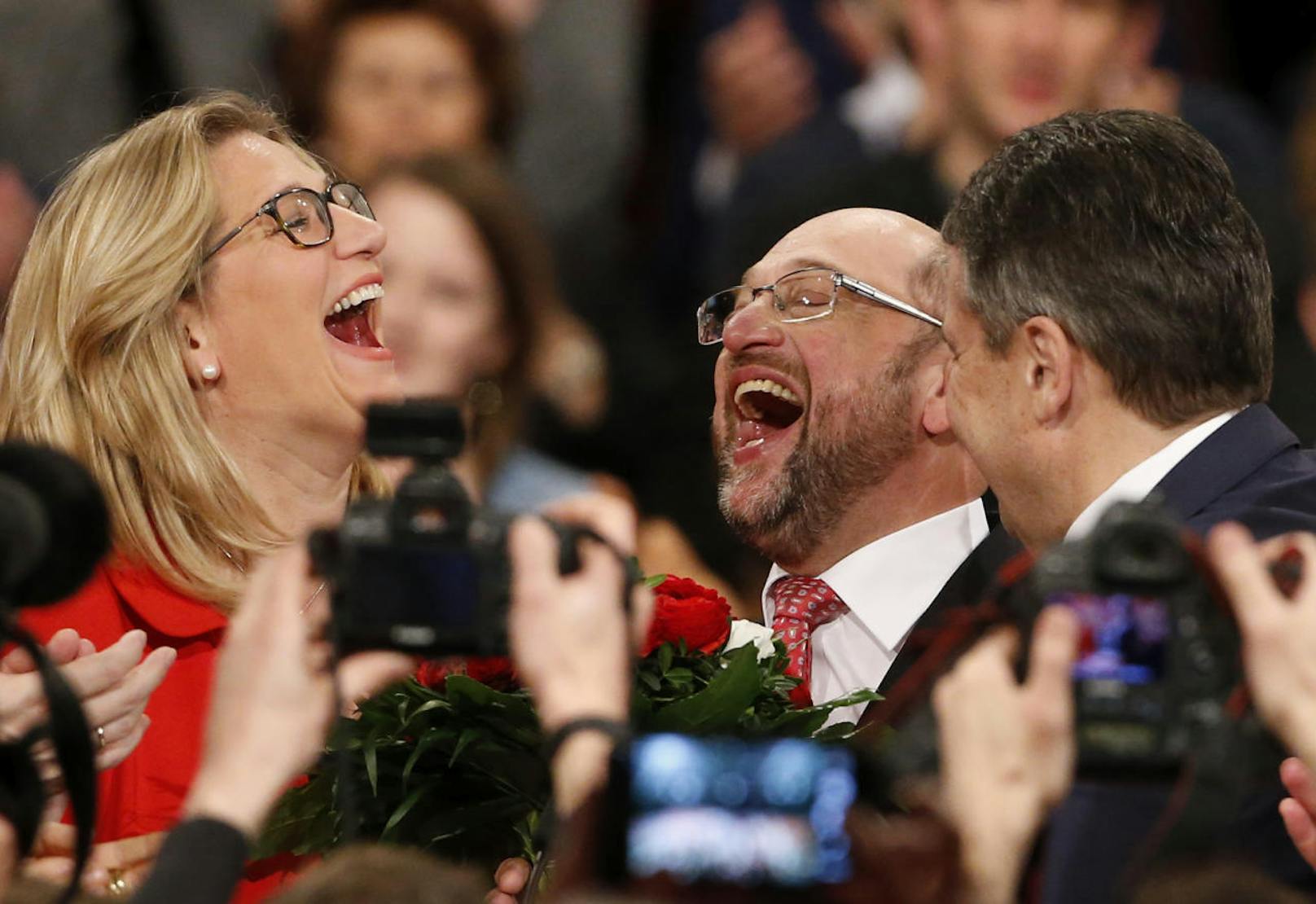 19. März 2017: Martin Schulz wird mit 100 Prozent Zustimmung zum SPD-Kanzlerkandidaten gewählt