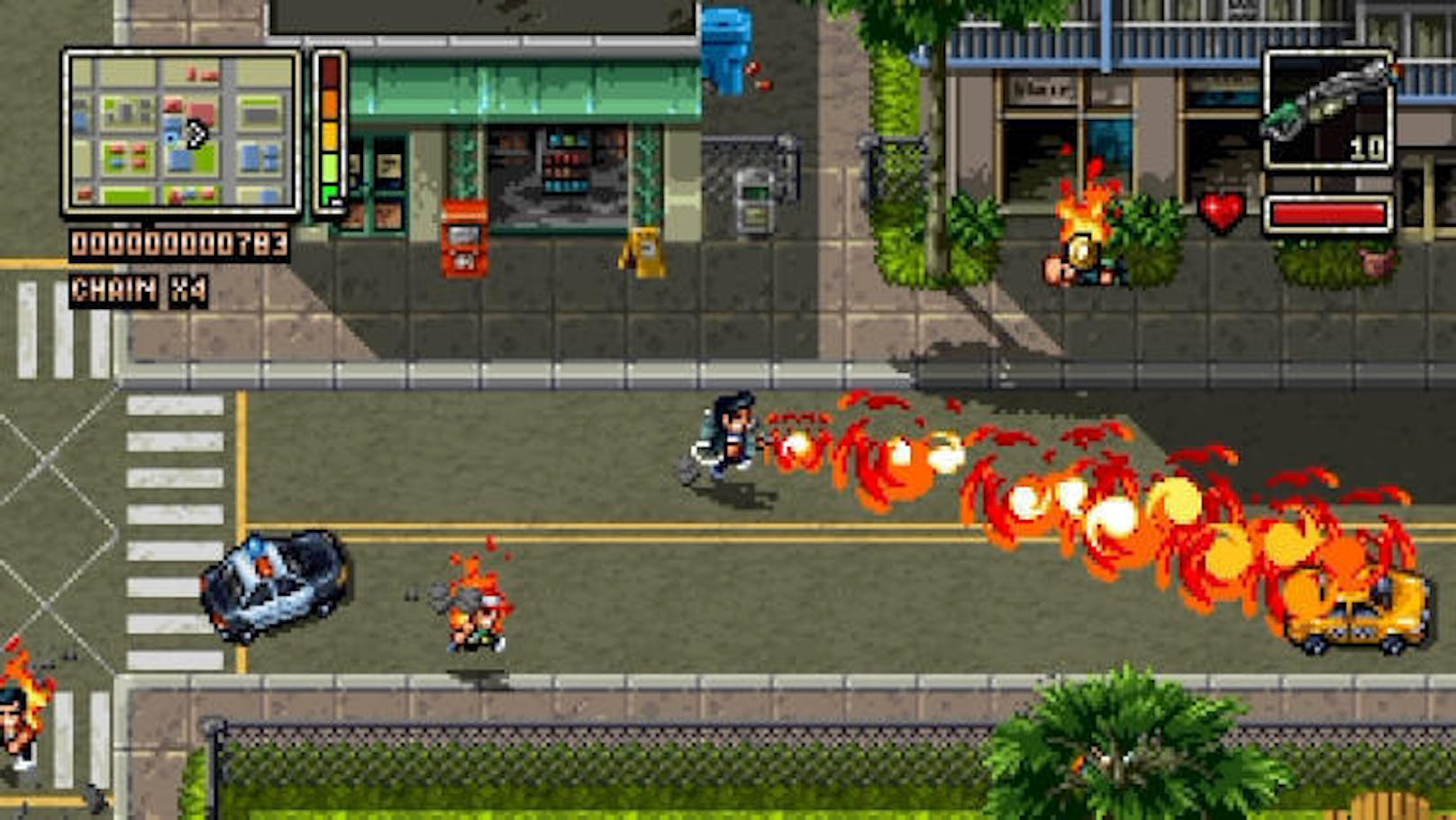 Feuer frei für die Parodie: Shakedown Hawaii erinnert an eine Mischung aus Hotline Miami und Grand Theft Auto