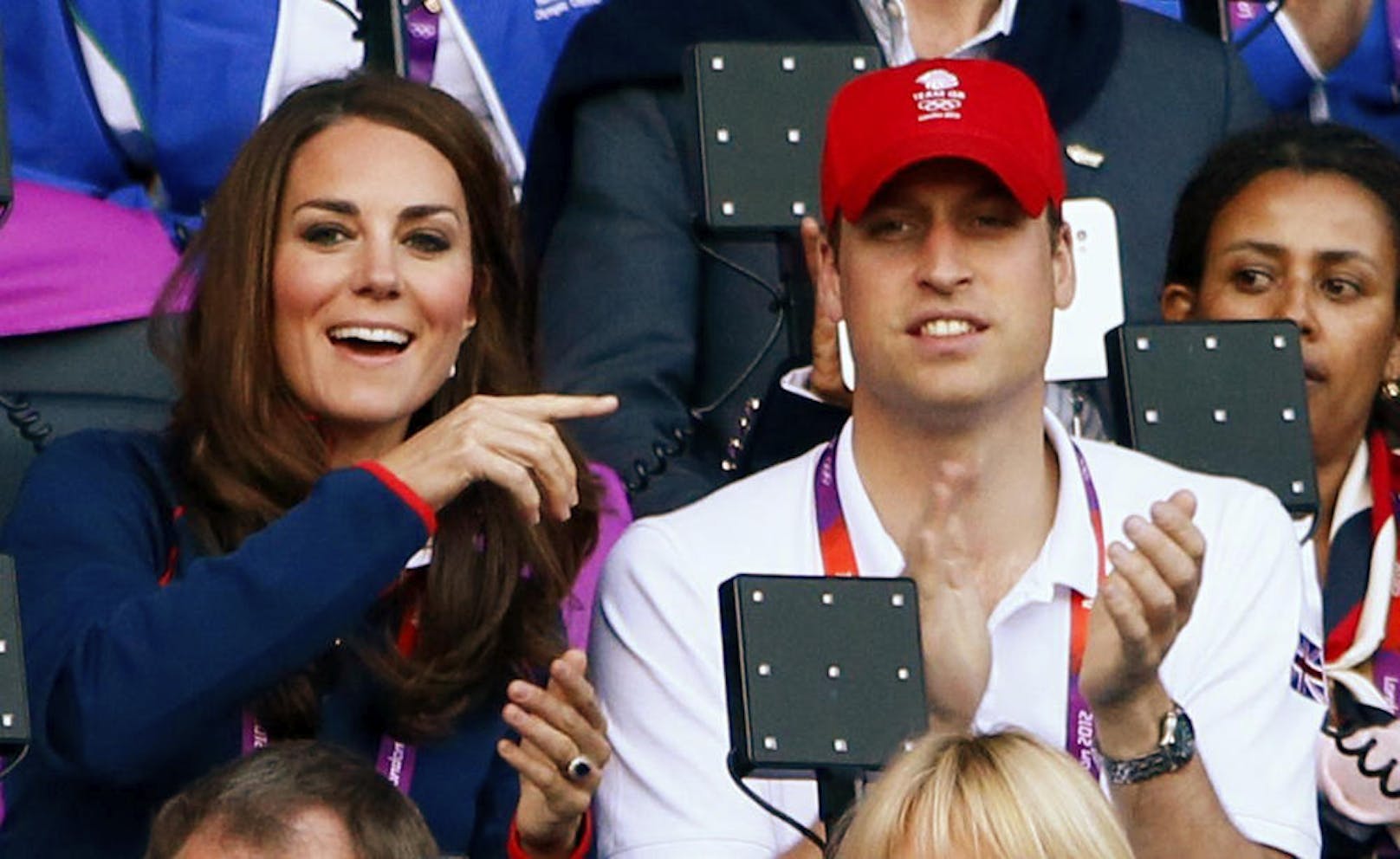 Auch "nur" Sport-Fans: William und Kate bei den Olympischen Spielen in London 2012