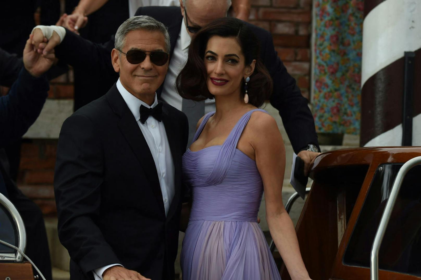 Venedig: Die Clooneys lieben die Filmfestspiele in der Lagunenstadt und sind fast jedes Jahr vor Ort.