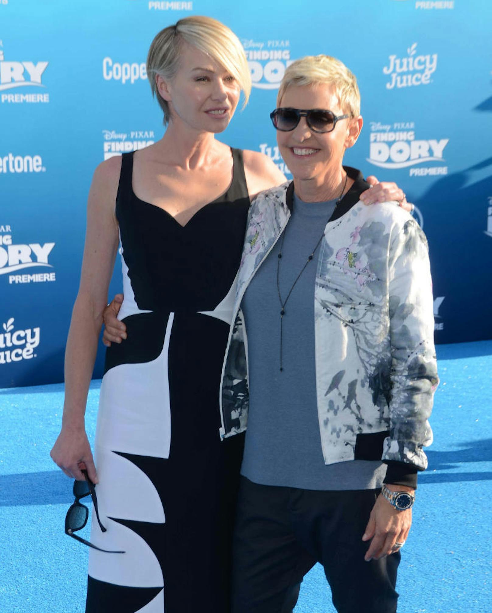 Ellen DeGeneres mit Portia de Rossi