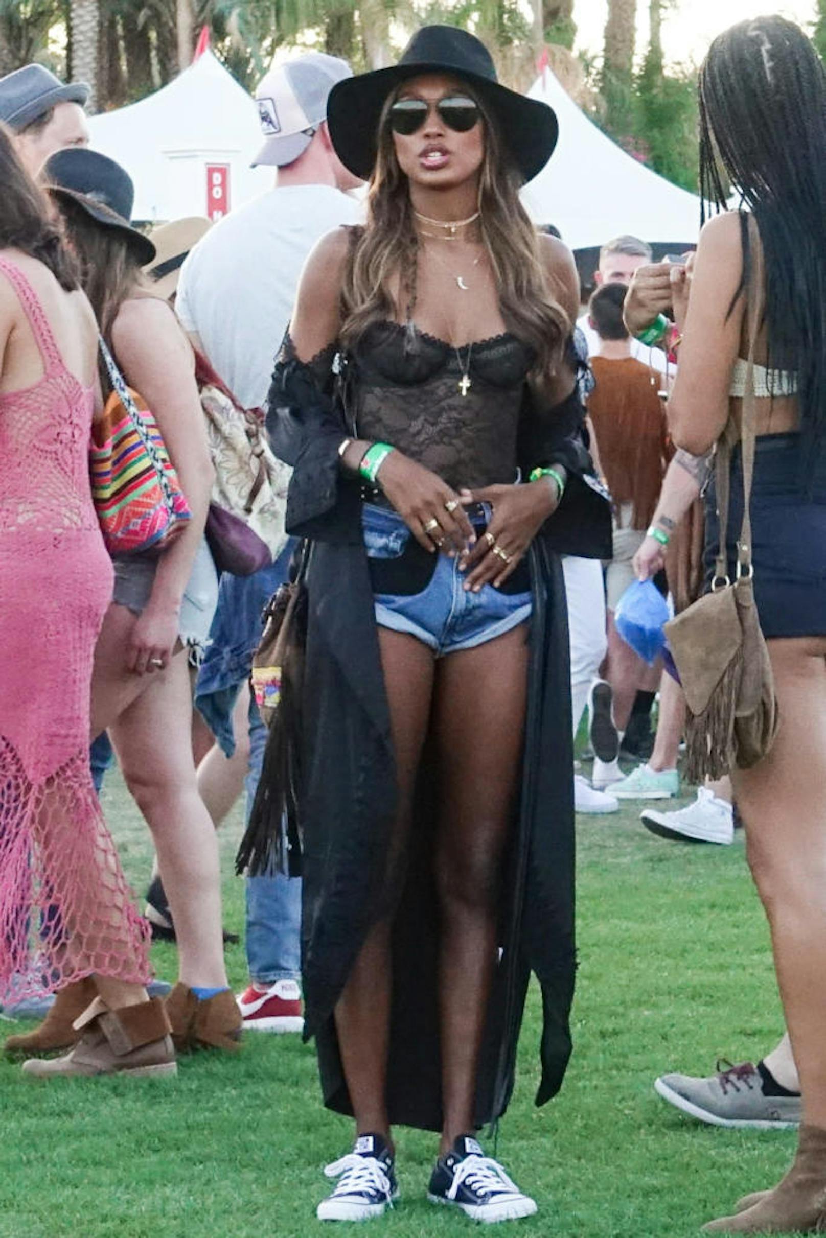 Jasmine Tookes am Coachella-Festival