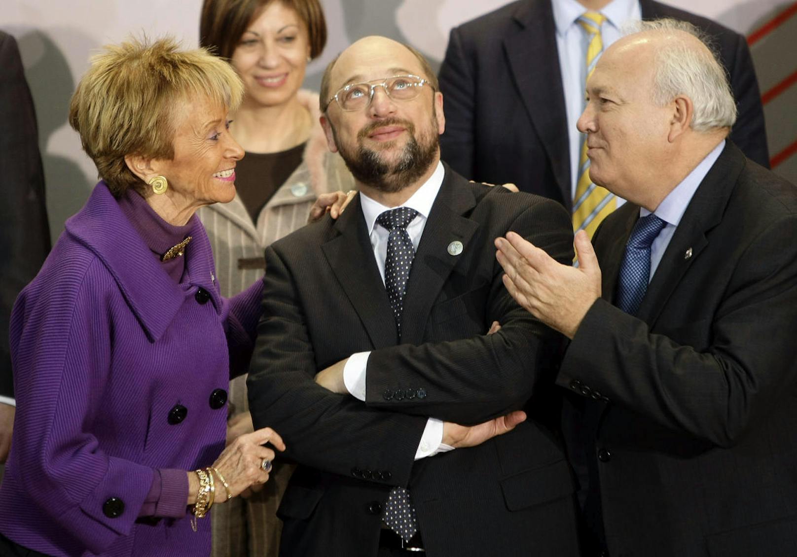 3. Dezember 2009: Martin Schulz bei der Tagung der europäischen Sozialdemokraten in Madrid