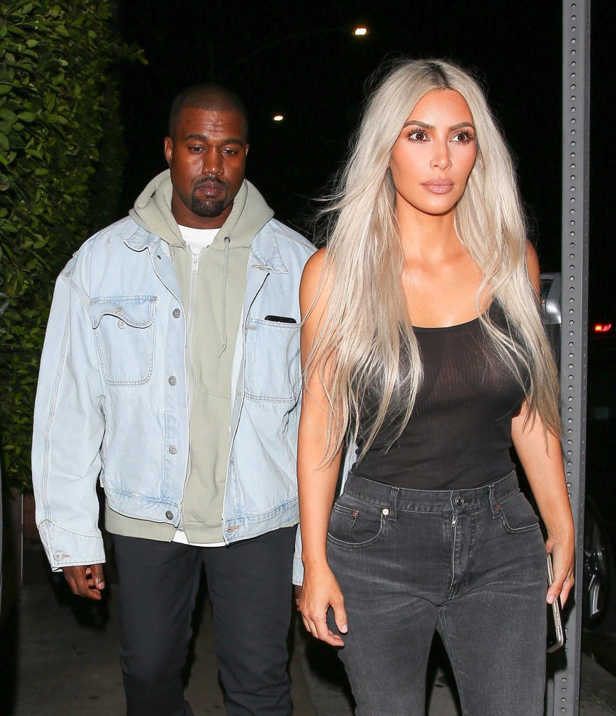 Blonde Kim Kardashian