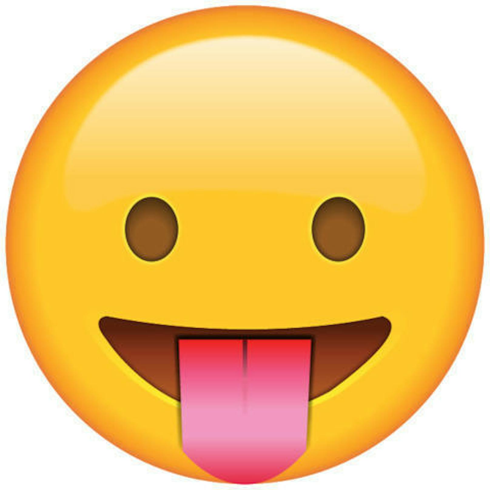 Laut der Studie sieht die Damenwelt auch das Zungen-Smiley gern.