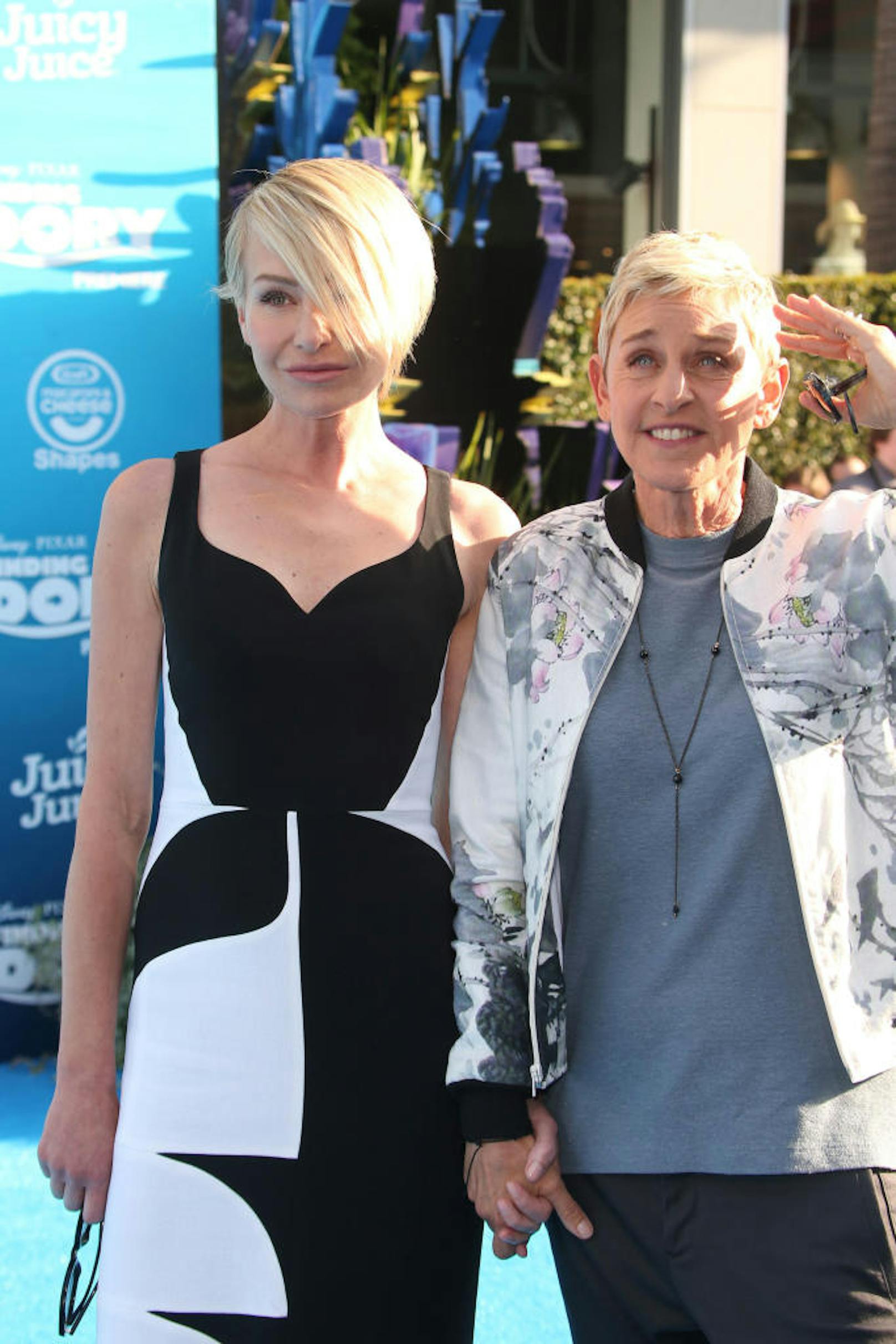 Ellen DeGeneres mit Portia de Rossi
