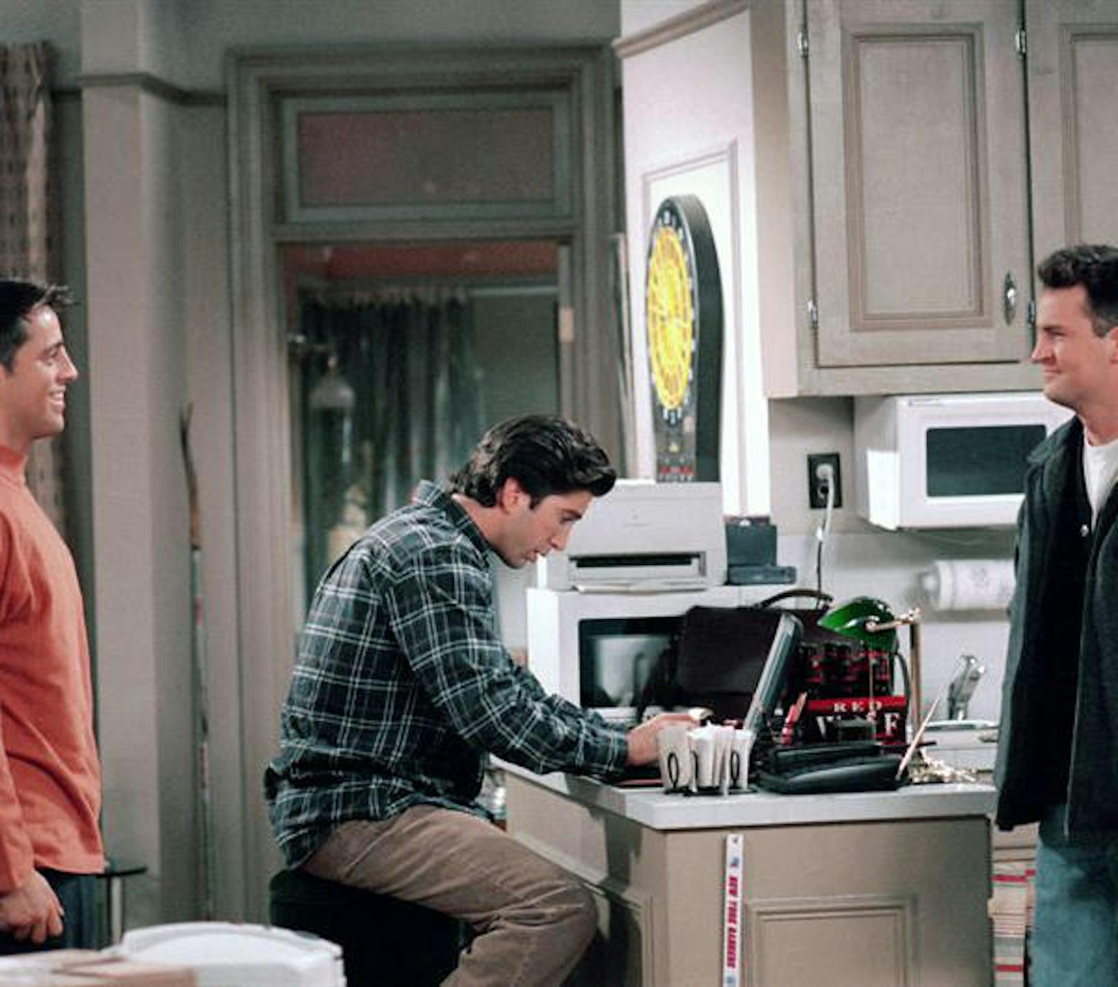 "Friends": Joey (Matt LeBLanc), Ross (David Schwimmer) und Chandler (Matthew Perry)