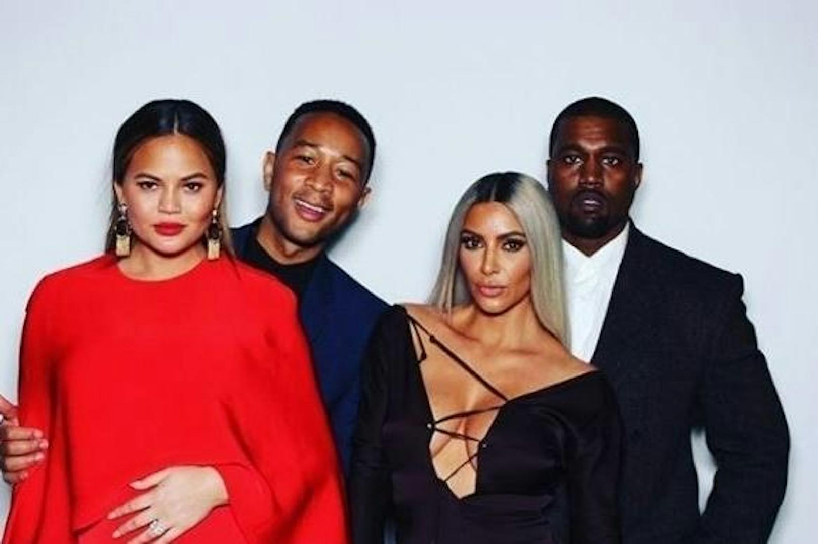 11.02.2018: Chrissy Teigen, John Legend, Kim Kardashian und Kanye West waren nur einige der zahlreichen Celebrities, die sich bei der Geburtstagsparty von Ellen DeGeneres in der Fotokabine ablichten haben lassen.