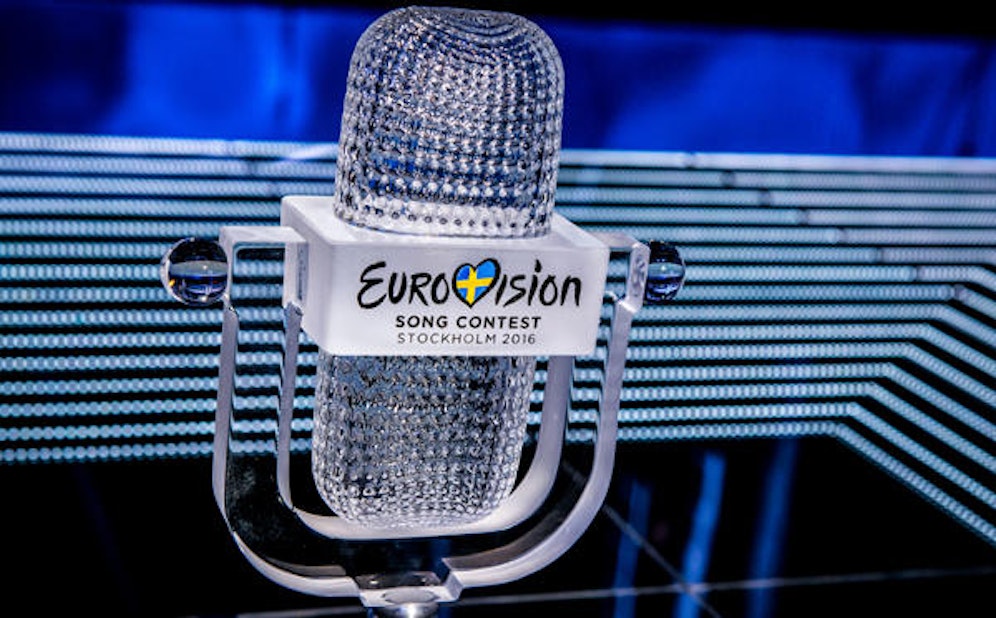 Die Siegertrophäe für den ESC 2016