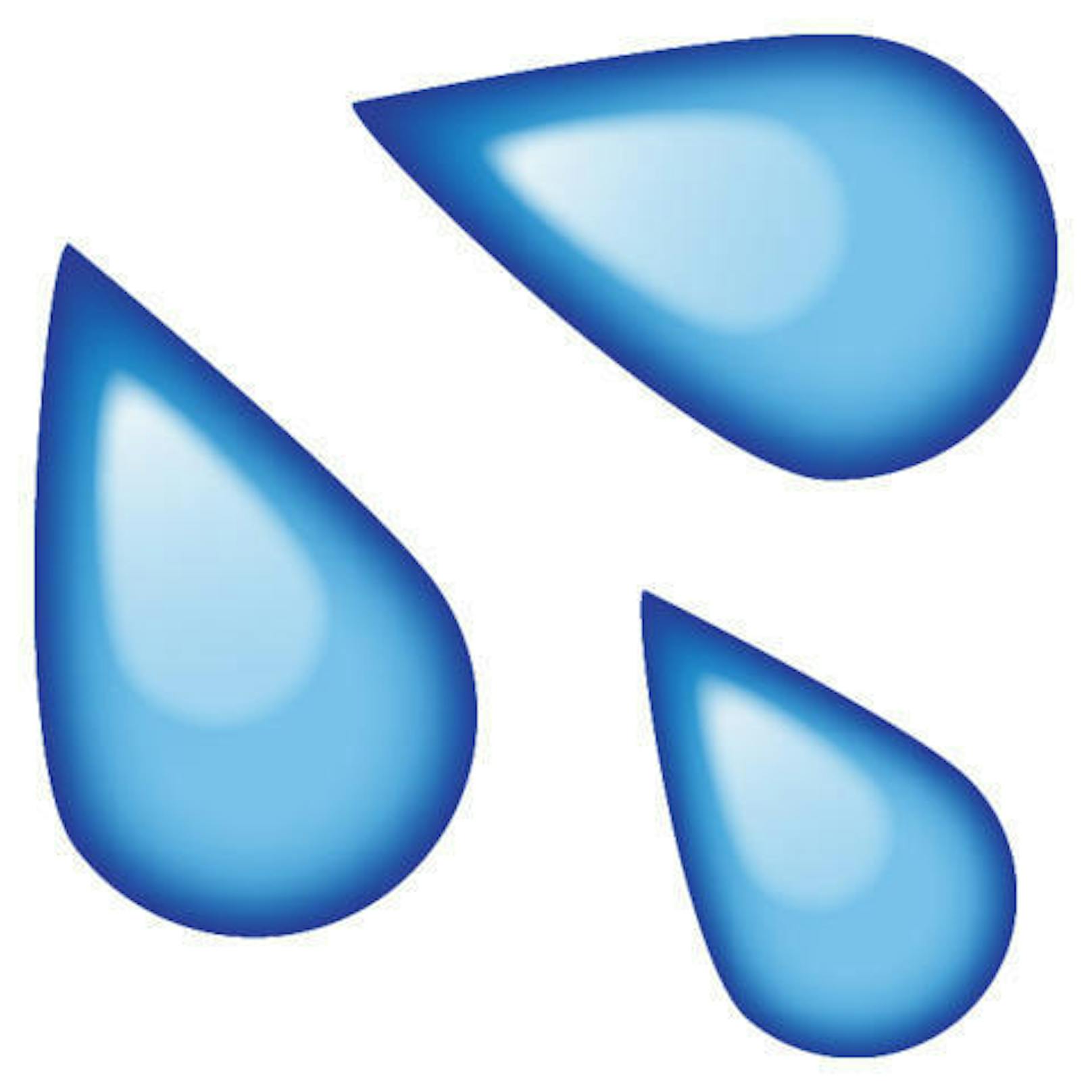 Laut der Studie sind auch die Wassertropfen nicht von schlechten Eltern. Wofür genau dieses Emoji Verwendung findet, bleibt Ihnen überlassen. Kleiner Tipp für alle, die an Heuschnupfen leiden: Lasst die Tropfen los.