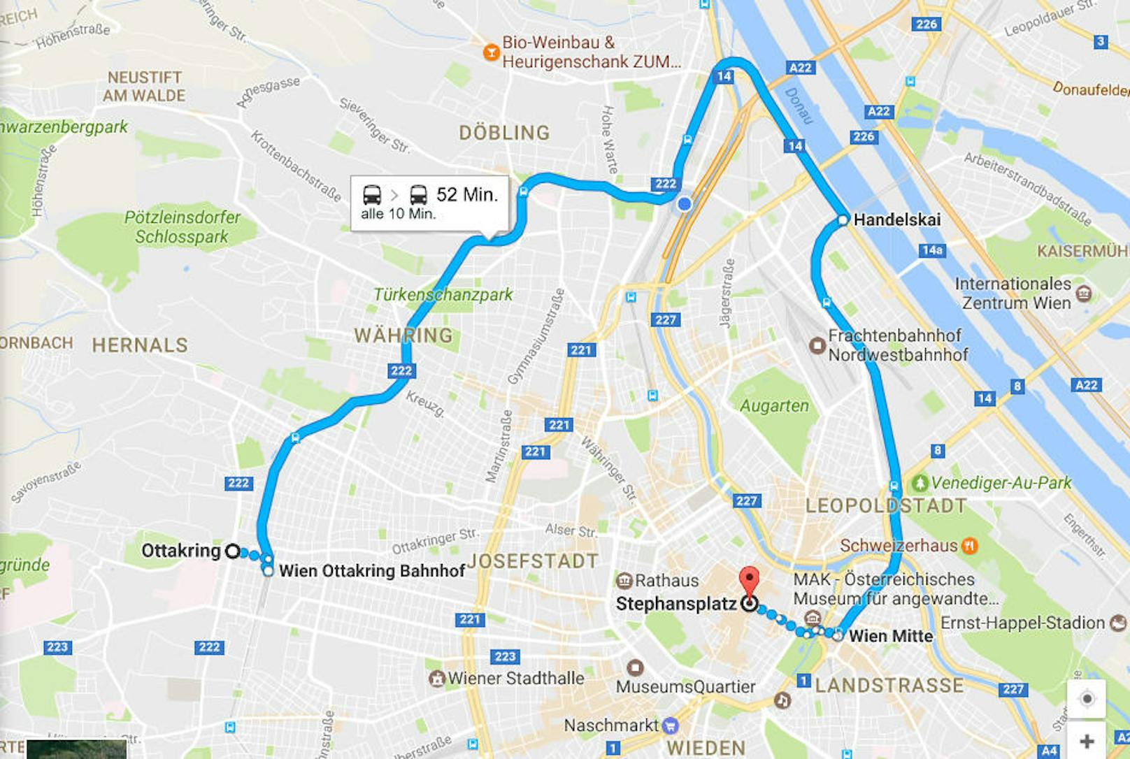 "Google führt Touris in Wien völlig in die Irre!" war eines der Top-Themen am Freitag. Der Internetriese kann zwar auf die Daten der Wiener Linien zugreifen, diese aber nicht auf die Google-Server kopieren. Deshalb werden Wiener Öffis in Google Maps nicht angezeigt. Beispiel: Google schickt Öffi-Fahrer vom Stephansplatz mit der Schnellbahn zur U-Bahn-Station Ottakring. Beides liegt an der U3! <a href="https://www.heute.at/oesterreich/wien/story/59944173">Hier Story nachlesen</a>