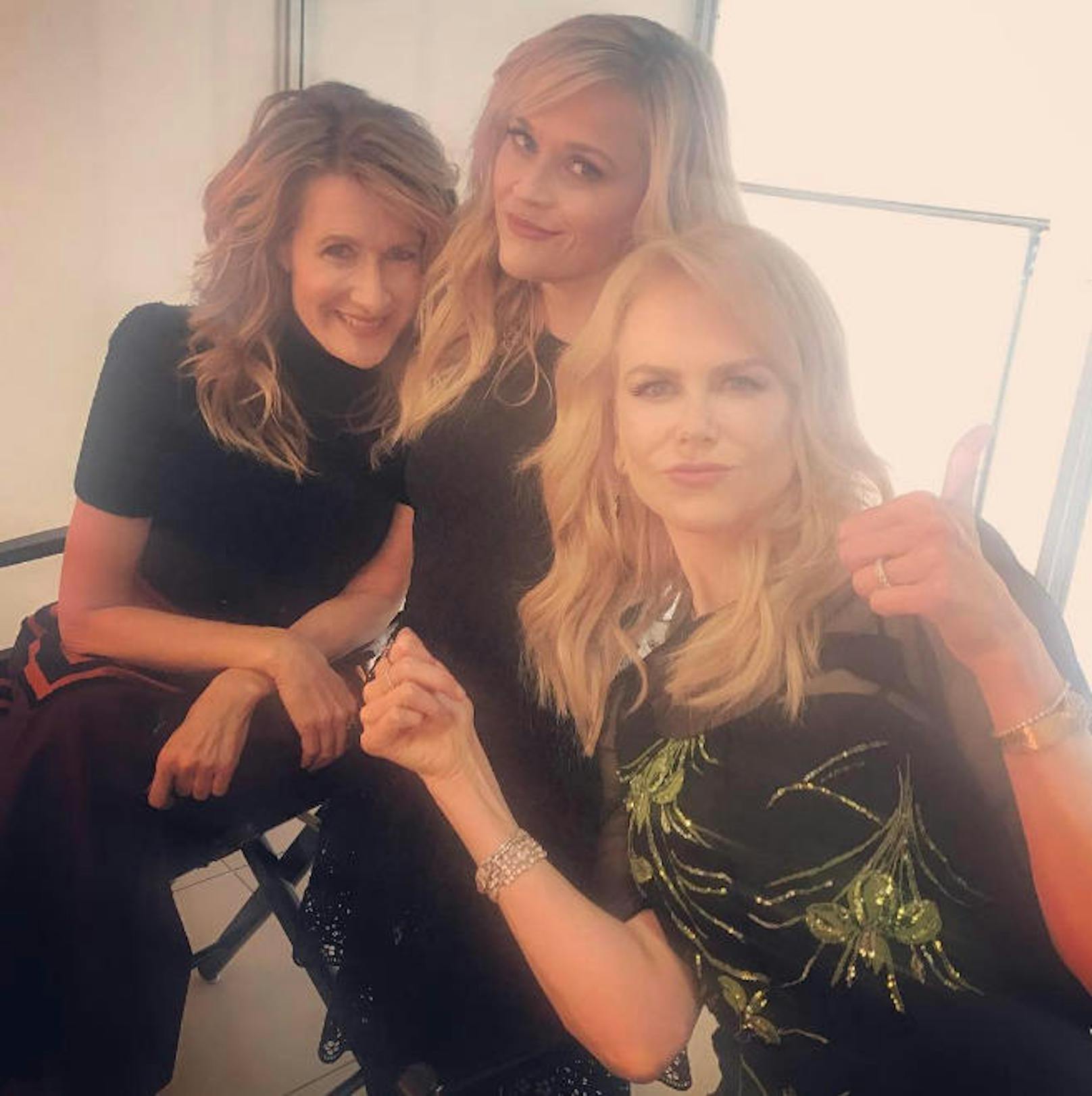 07.05.2017: Reese Witherspoon macht mit diesem Foto Fans der HBO-Serie "Big Little Lies" Hoffnung auf eine zweite Staffel. "Sunday Funday" mit Nicole Kidman und Laura Dern...