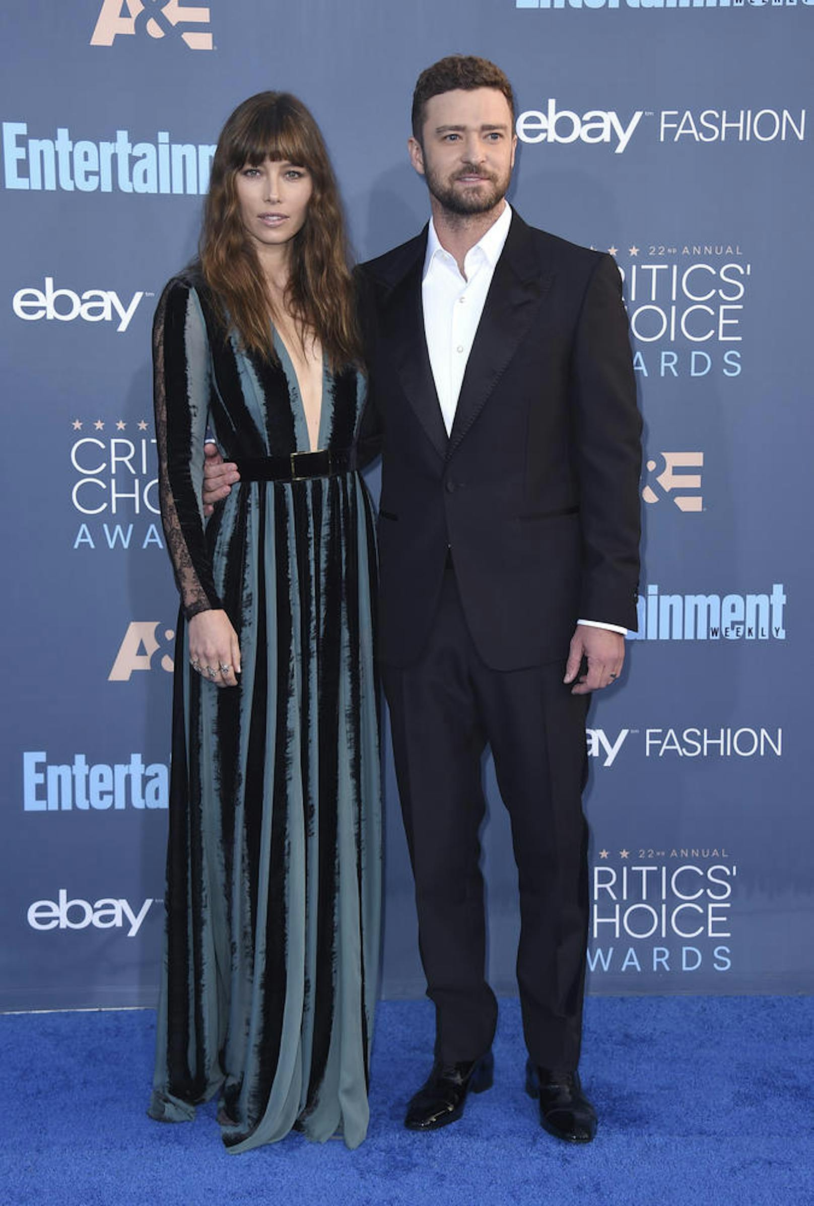 Jessica Biel und Justin Timberlake bei den Critics Choice Awards