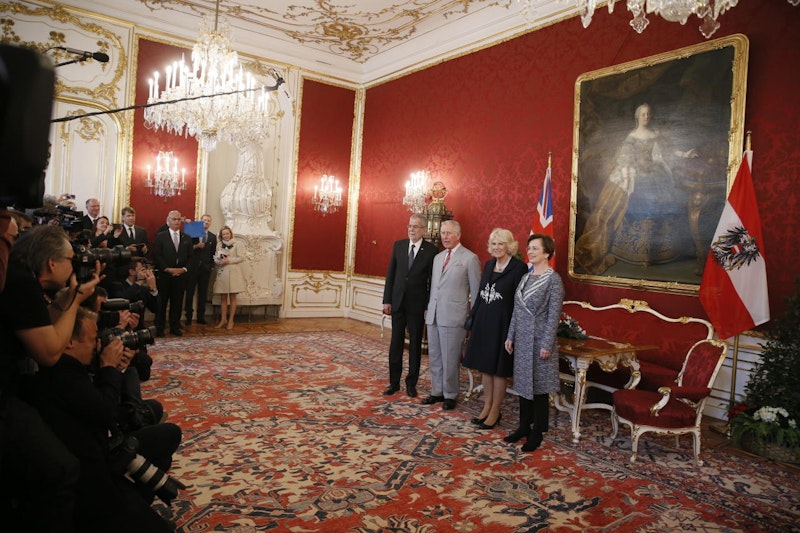 Foto in der Hofburg