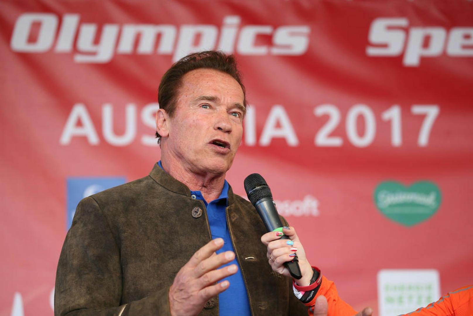 Arnold Schwarzenegger bei den Special Olympics 2017