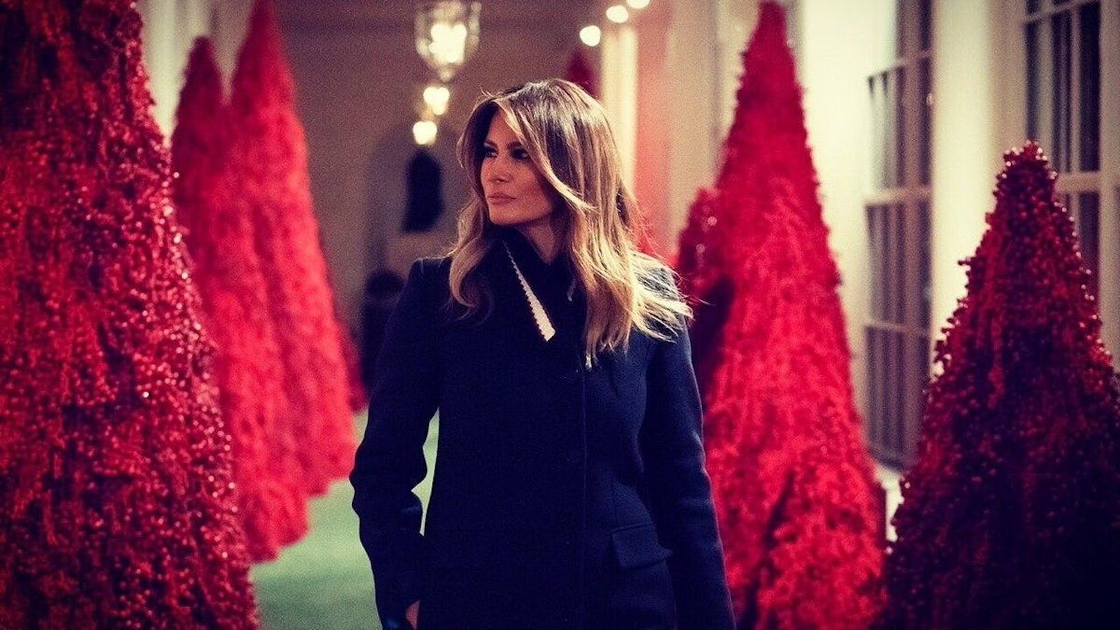 Auch für ihre Weihnachtsdeko im Weißen Haus verspottete die Welt die First Lady.