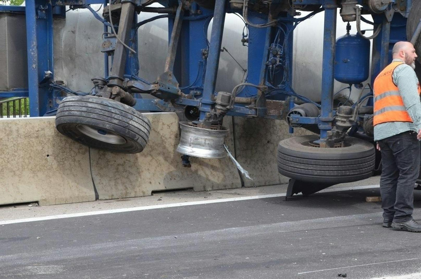 Lkw-Unfall auf der A4