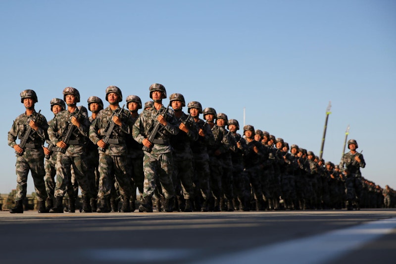 Die chinesische Armee feierte den 90. Jahrestag ihrer Gründung mit einer riesigen Militärparade