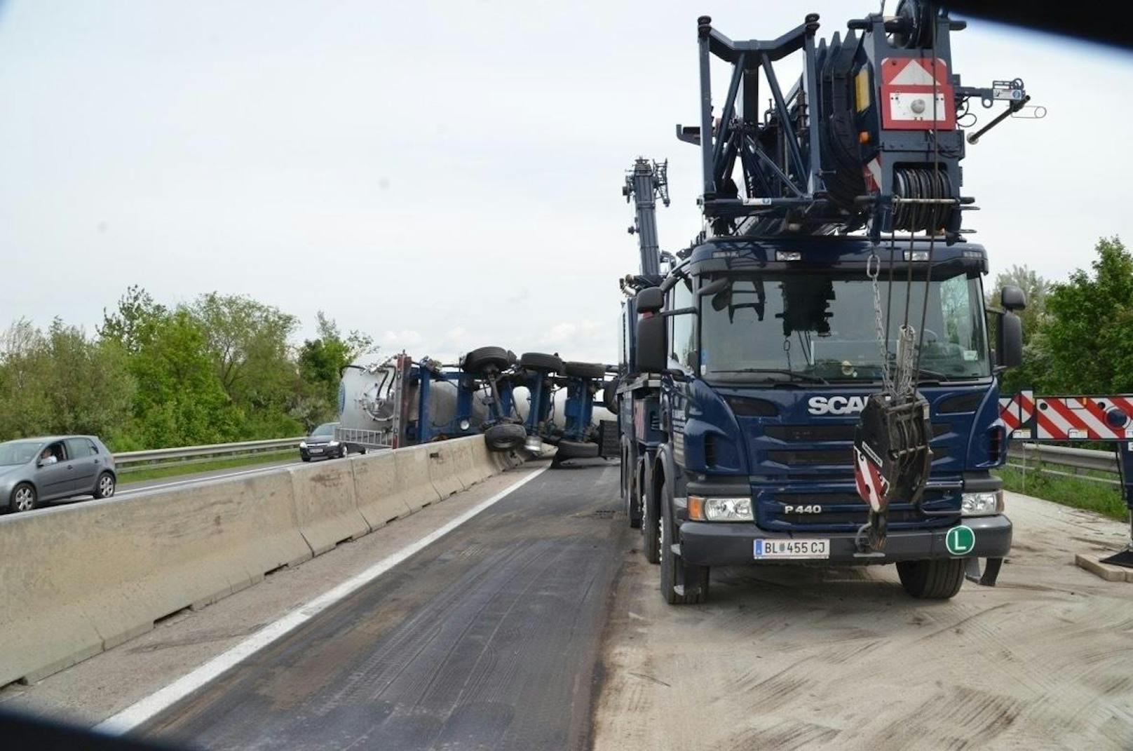 Lkw-Unfall auf der A4