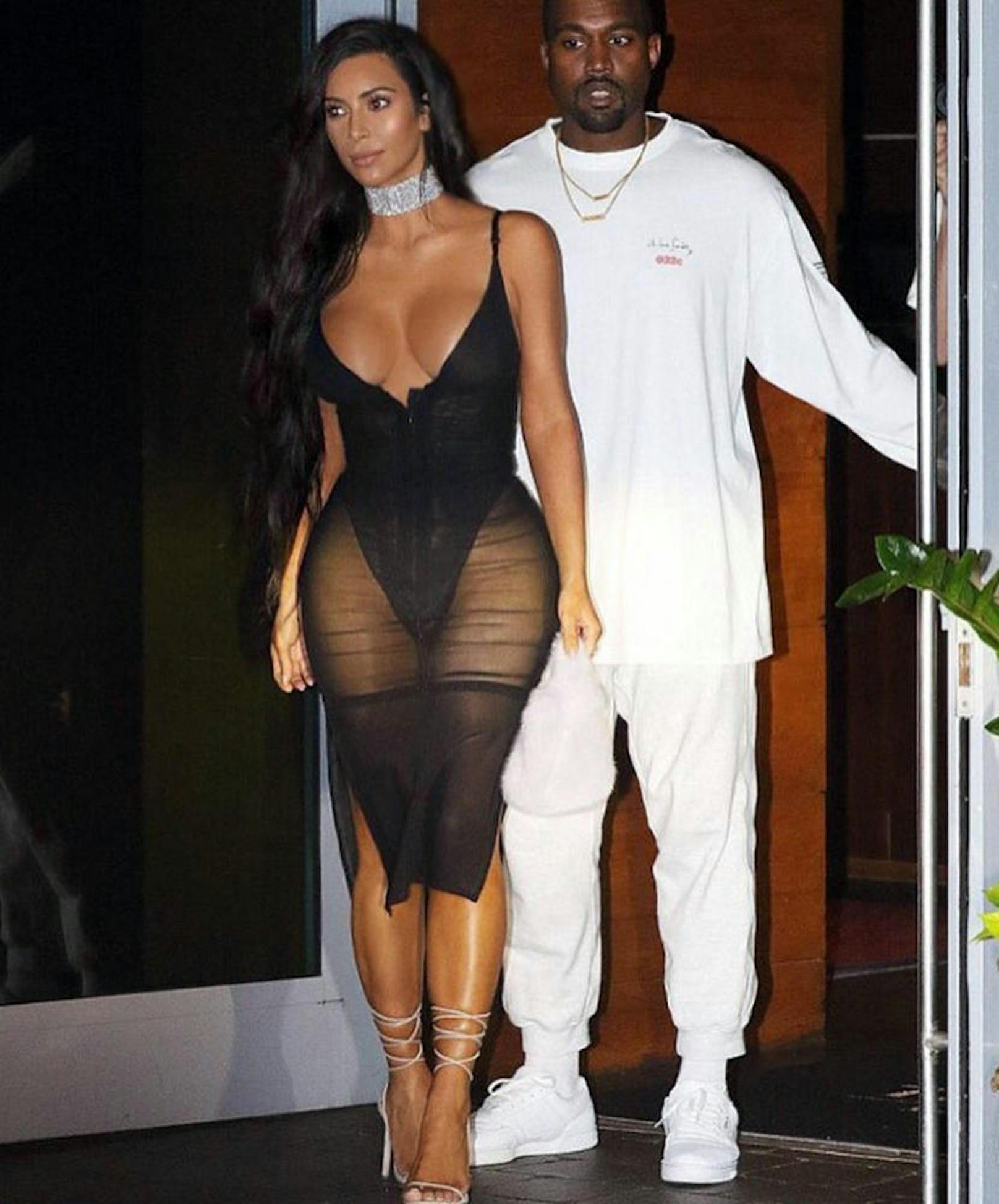 Kim Kardashian und Ehemann Kanye im September 2016.